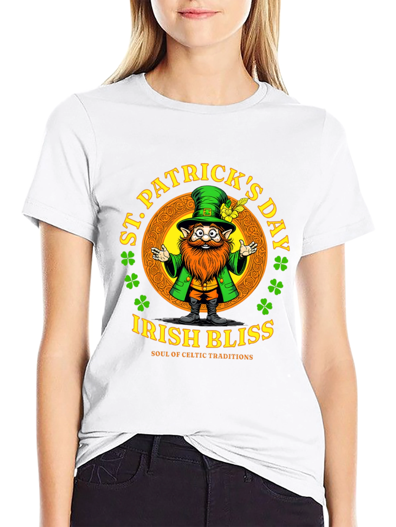 St. Patricks Day Irish Bliss Graphic Tee