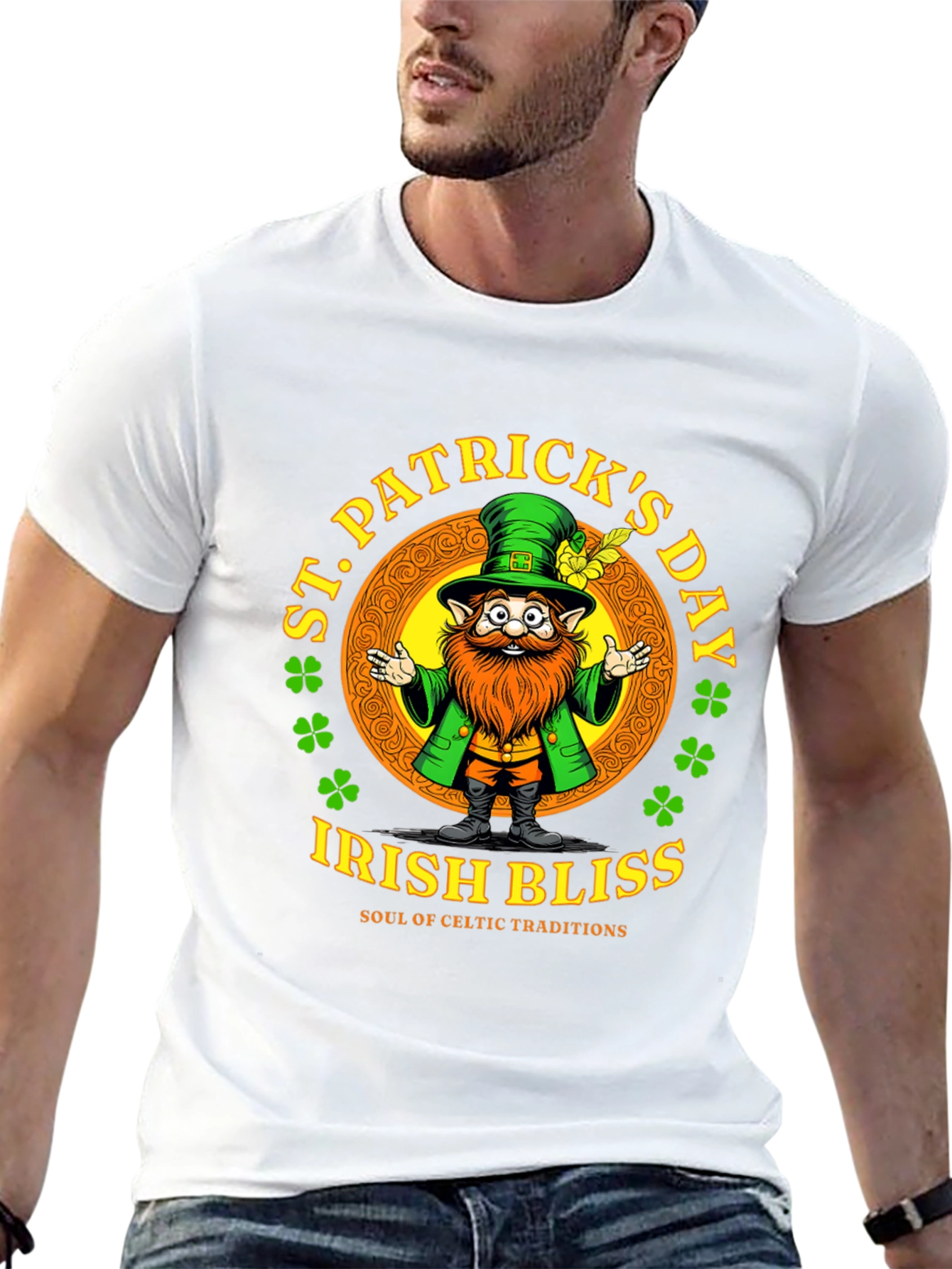 St. Patricks Day Irish Bliss Graphic Tee