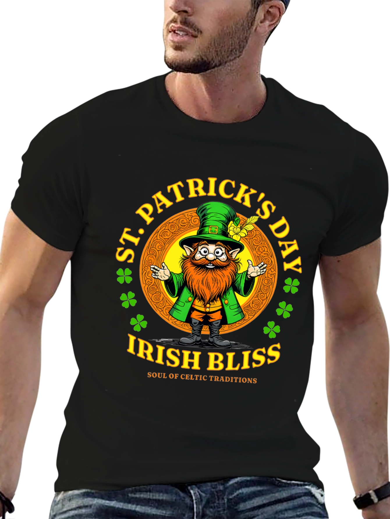 St. Patricks Day Irish Bliss Graphic Tee