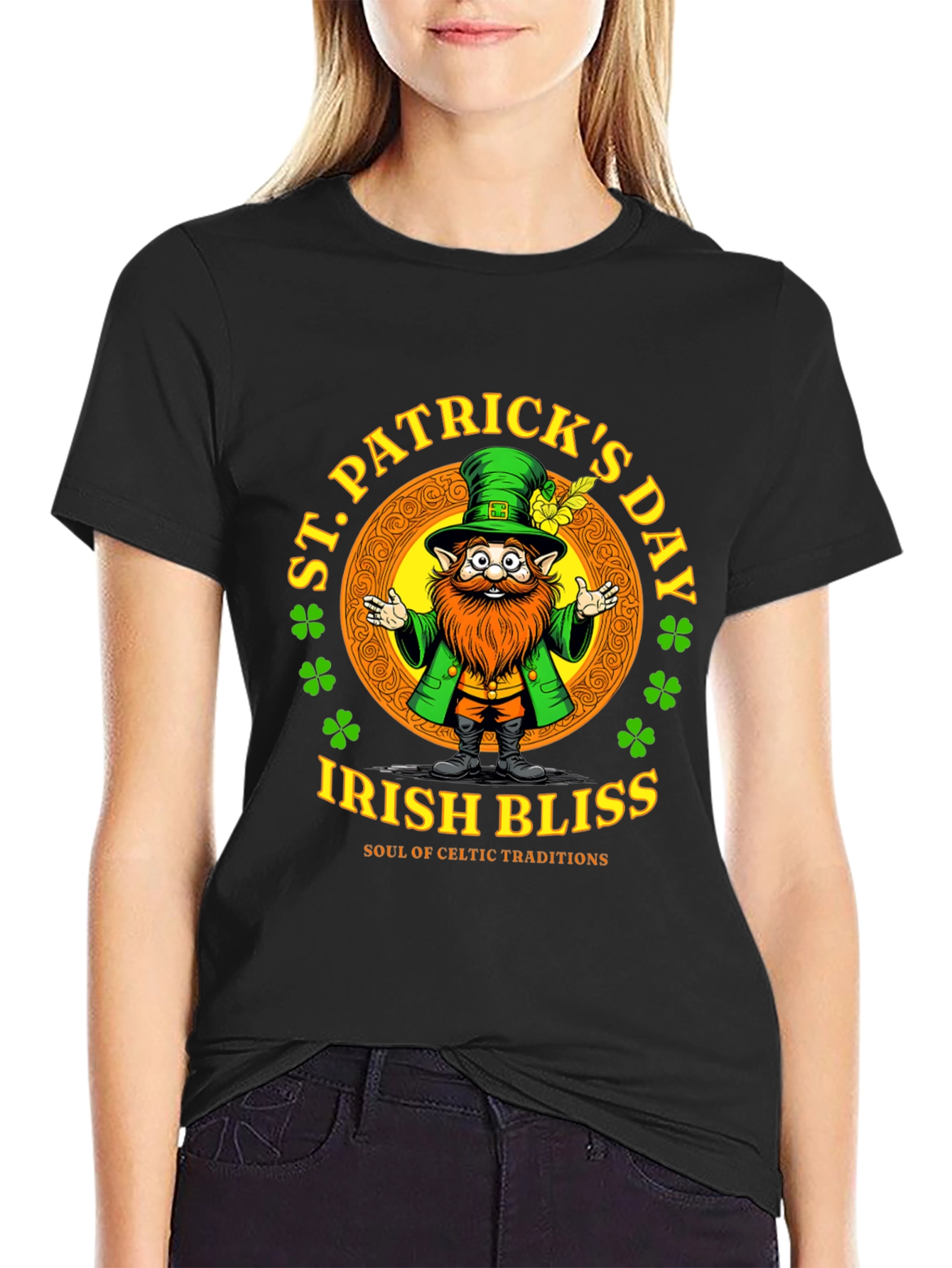 St. Patricks Day Irish Bliss Graphic Tee