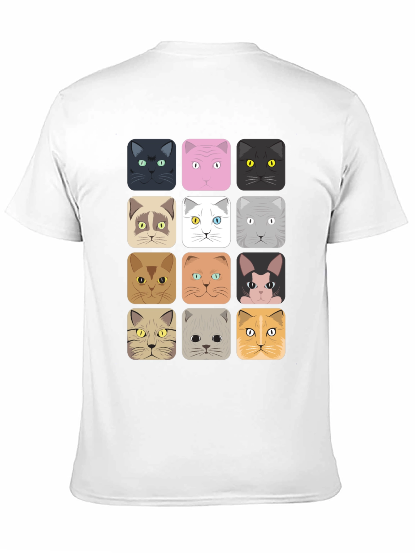 Cool Cat Faces T-Shirt