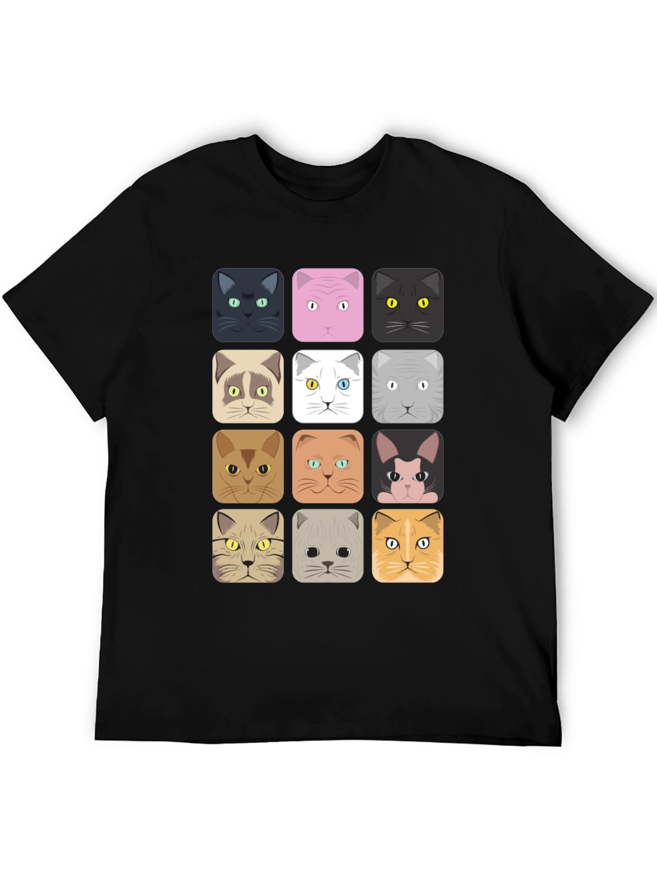 Cool Cat Faces T-Shirt