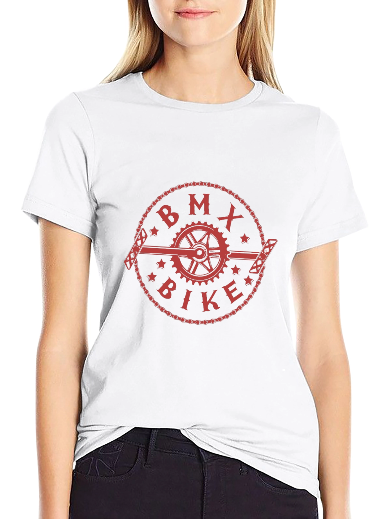 BMX Bike Graphic Tee - Black