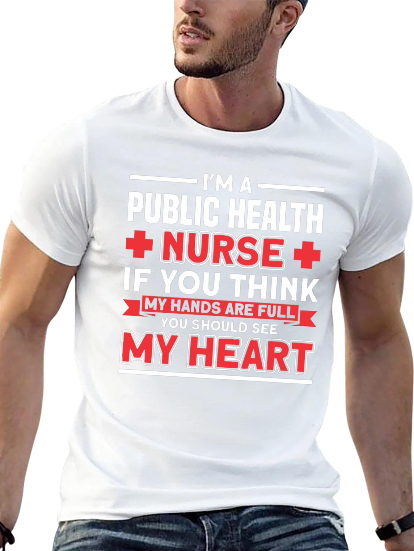 Public Health Nurse T-Shirt - My Heart is Full