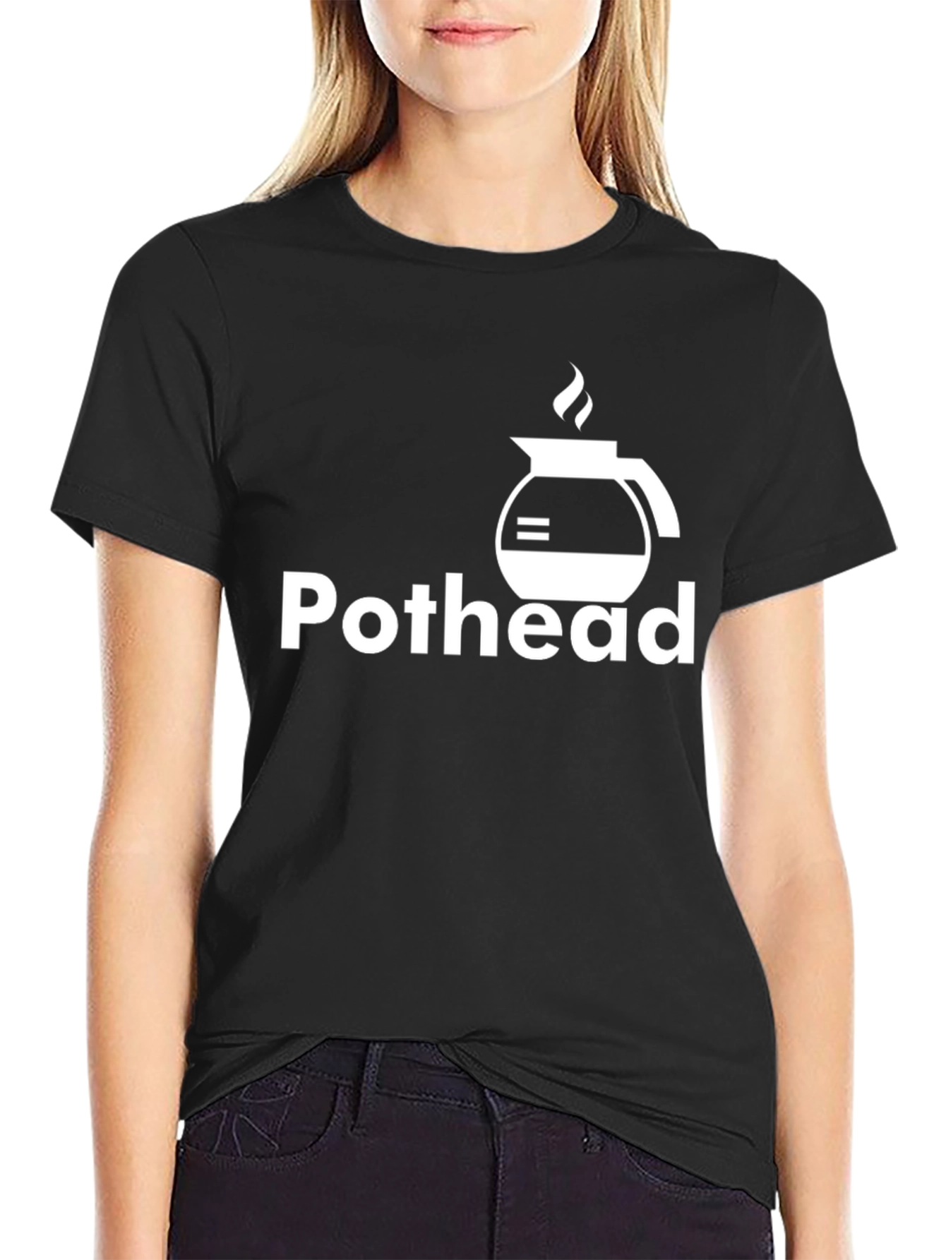 Pothead Coffee T-Shirt - Funny Caffeine Lover Tee