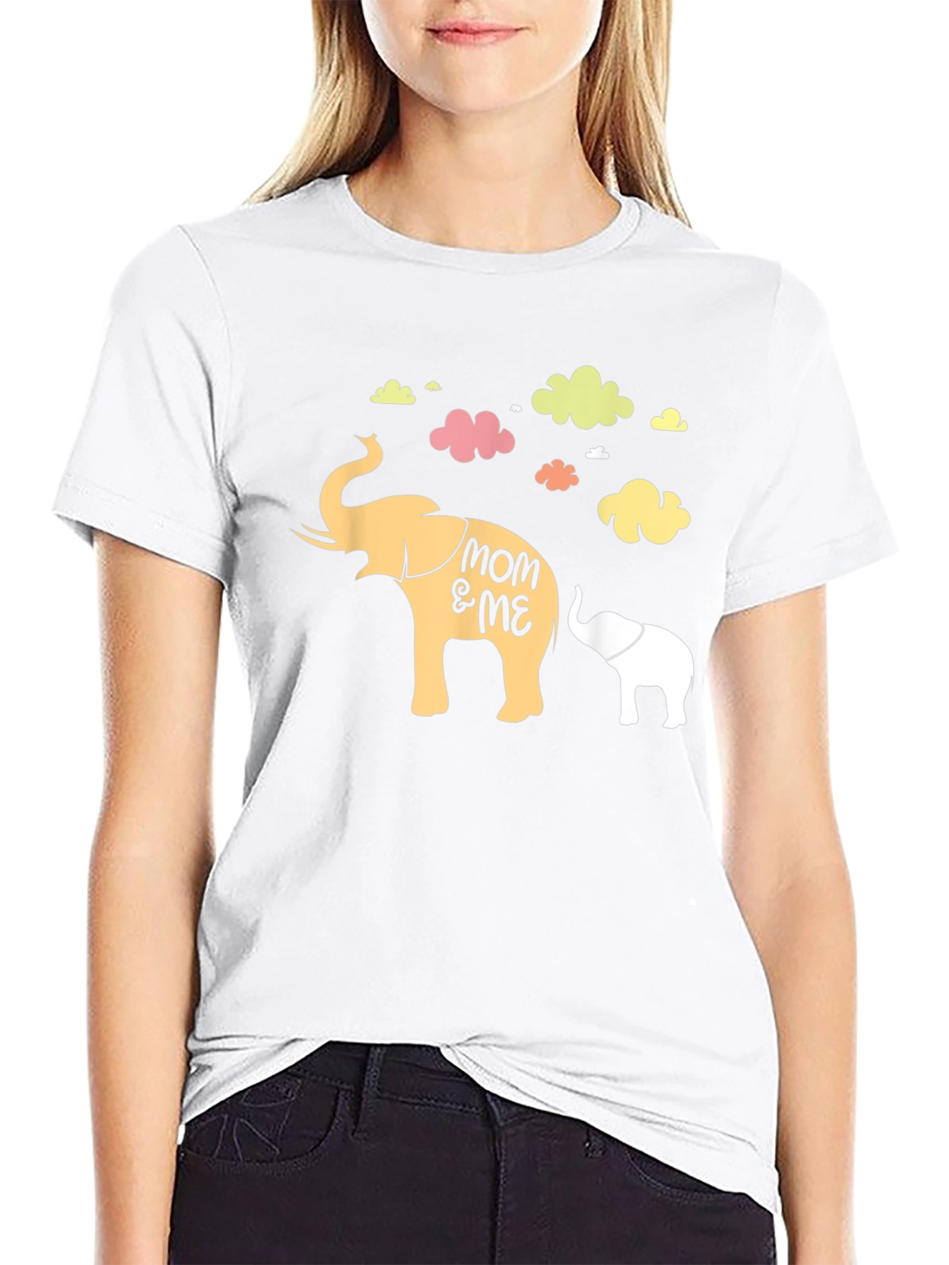 Mom & Me Elephant Graphic Tee
