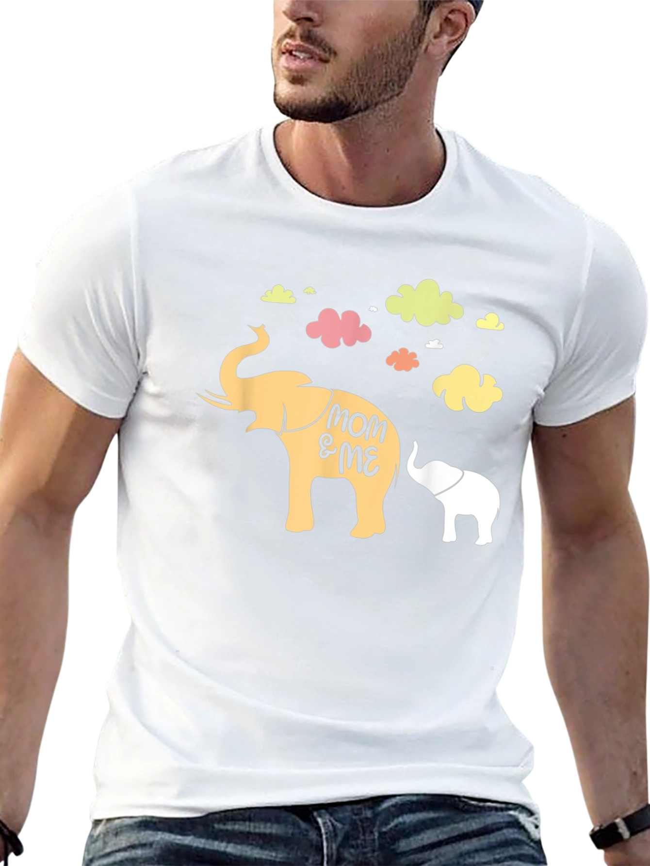 Mom & Me Elephant Graphic Tee