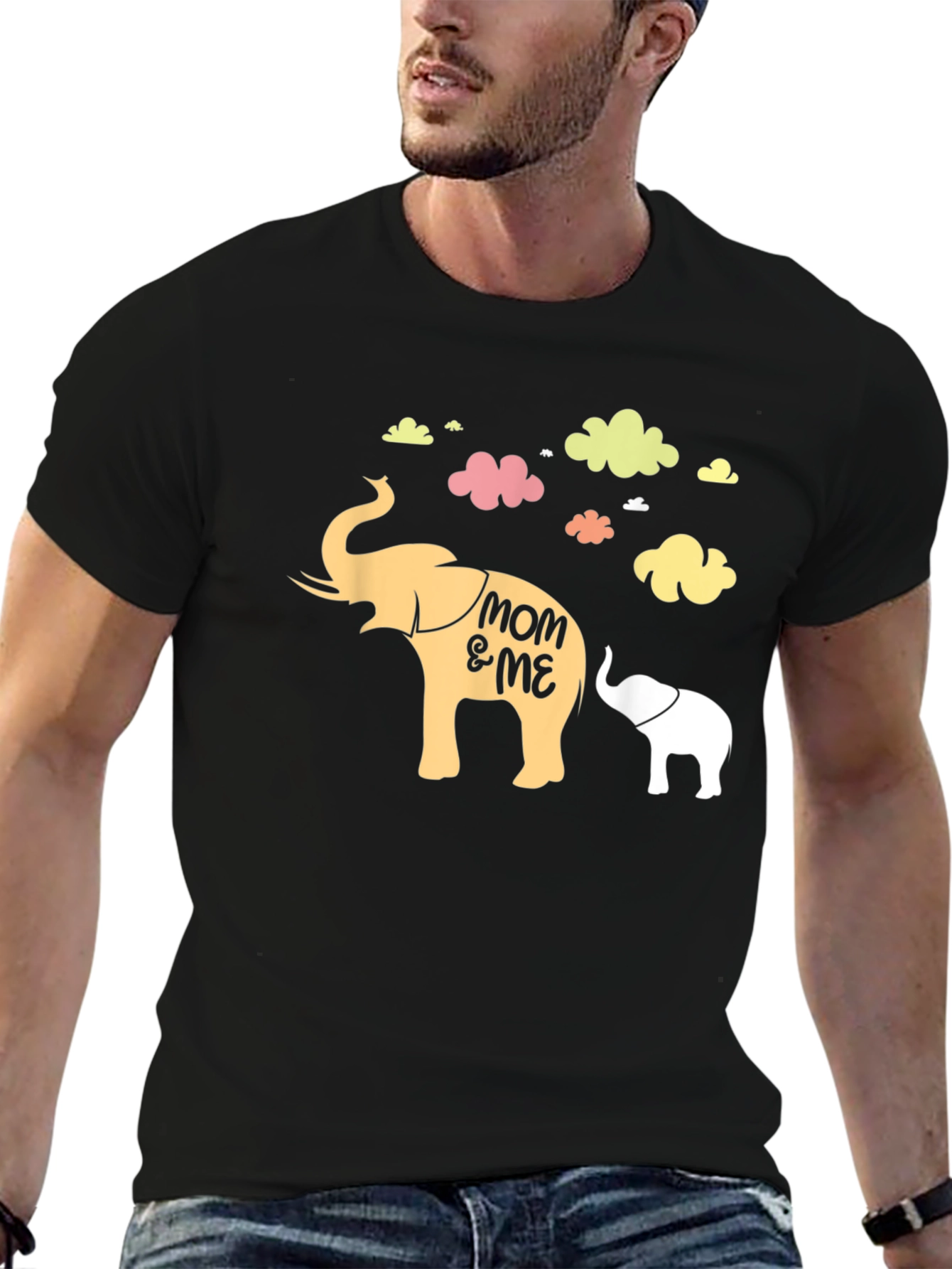 Mom & Me Elephant Graphic Tee