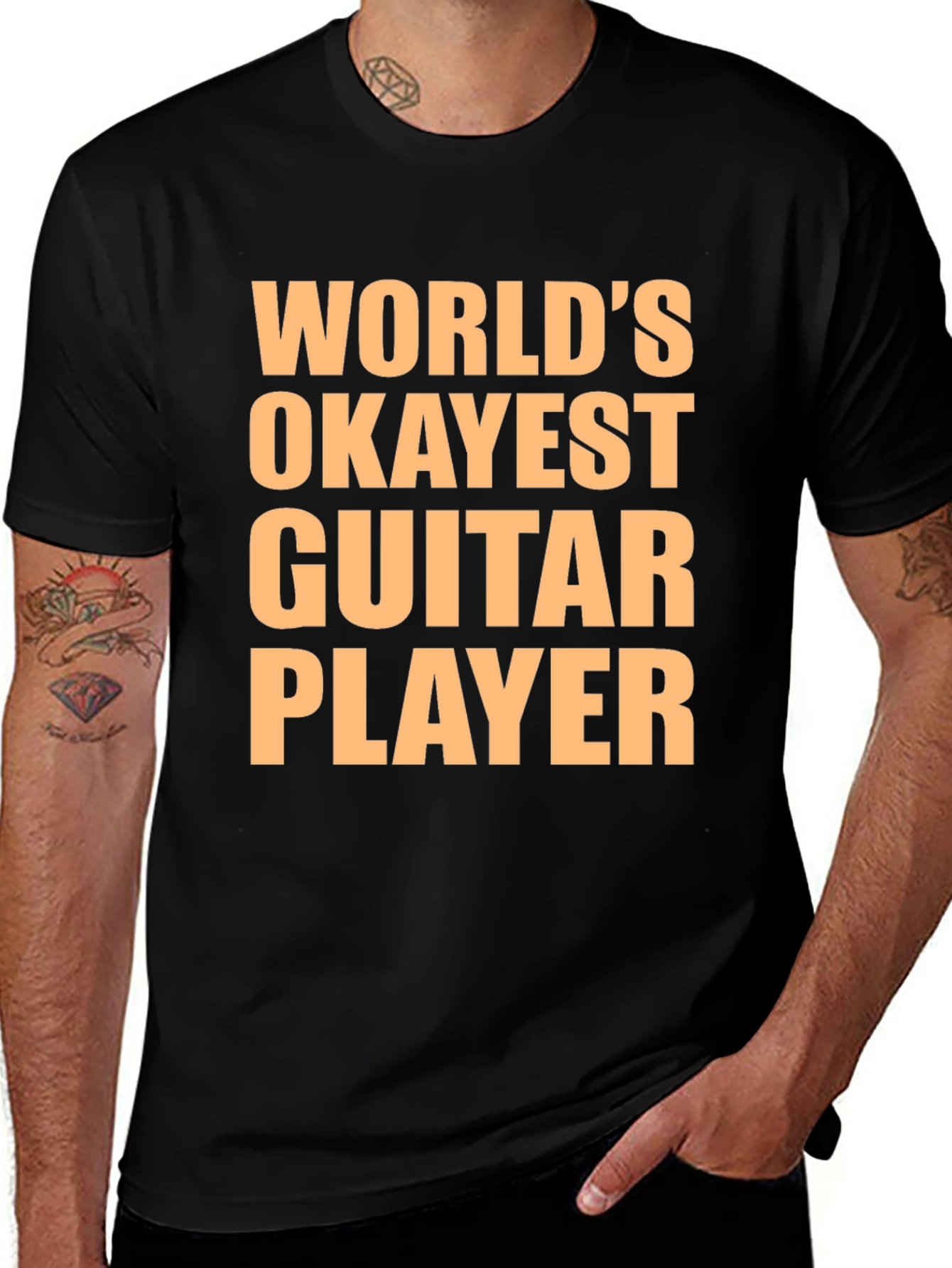 Worlds Okayest Guitar Player Graphic Tee