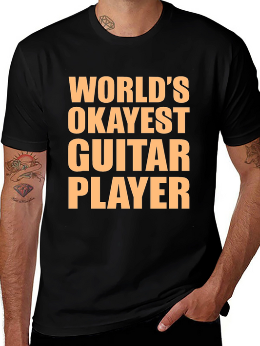 Worlds Okayest Guitar Player Graphic Tee