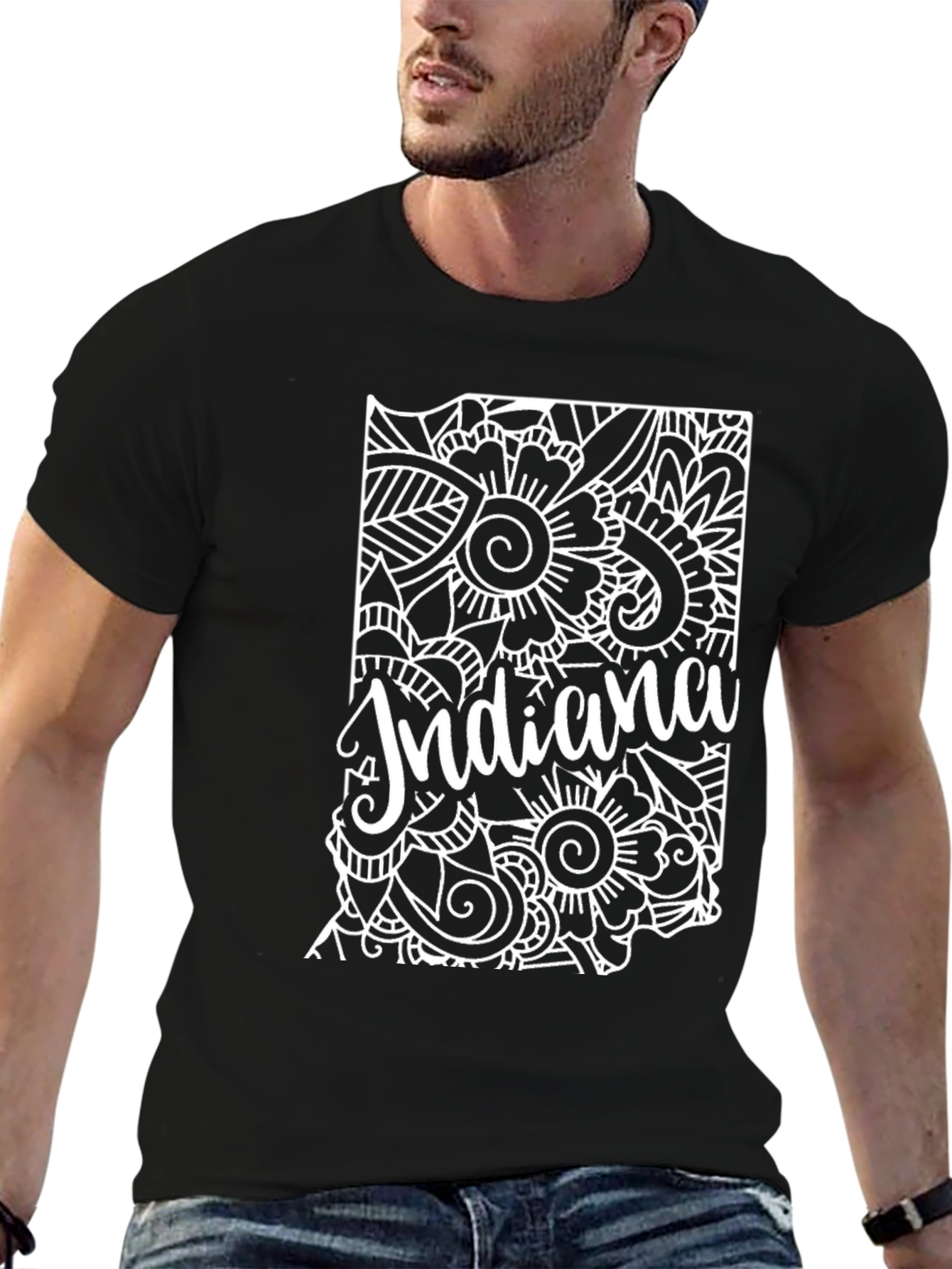 Indiana Floral State T-Shirt