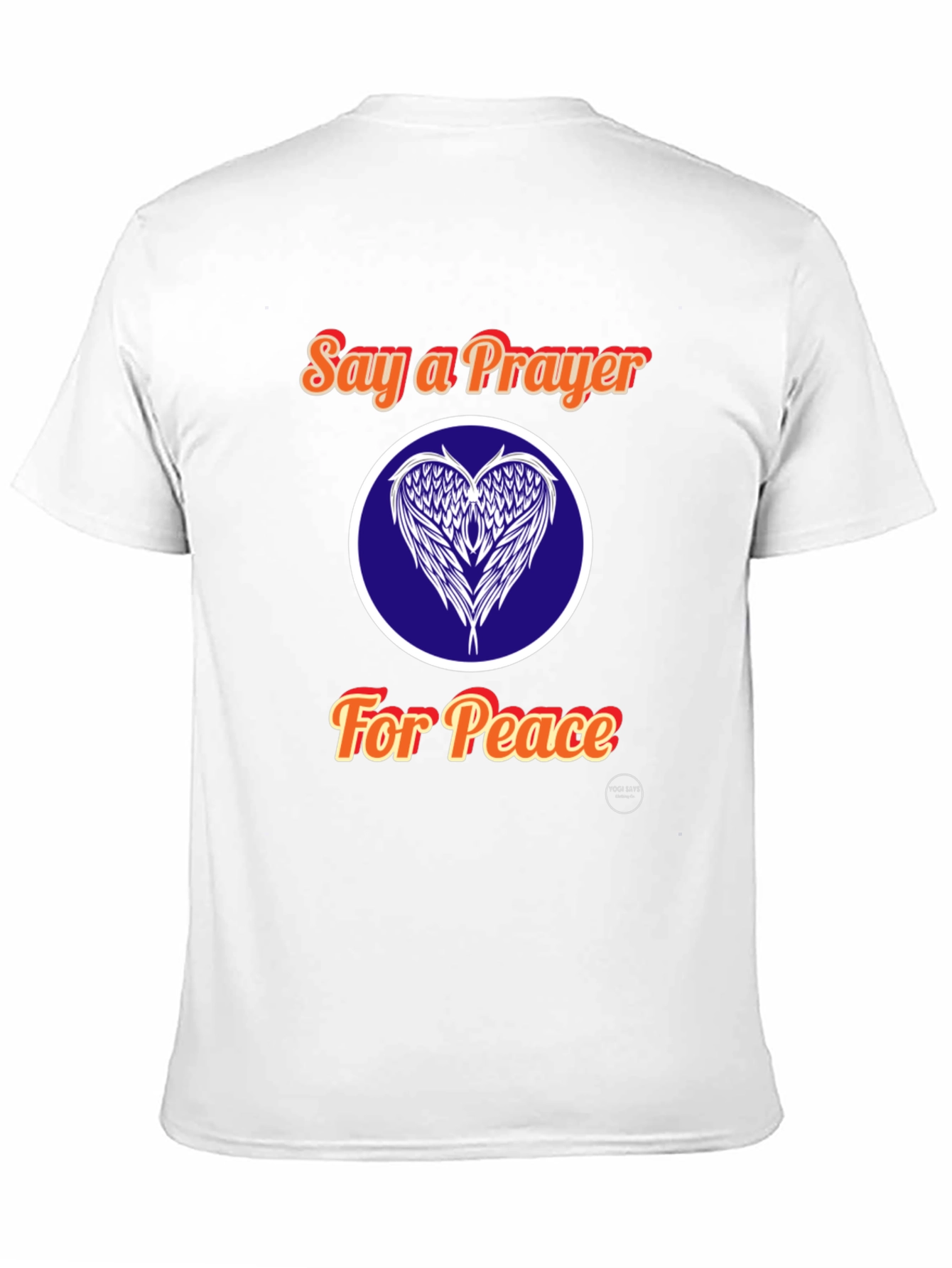 Say a Prayer for Peace Black T-Shirt