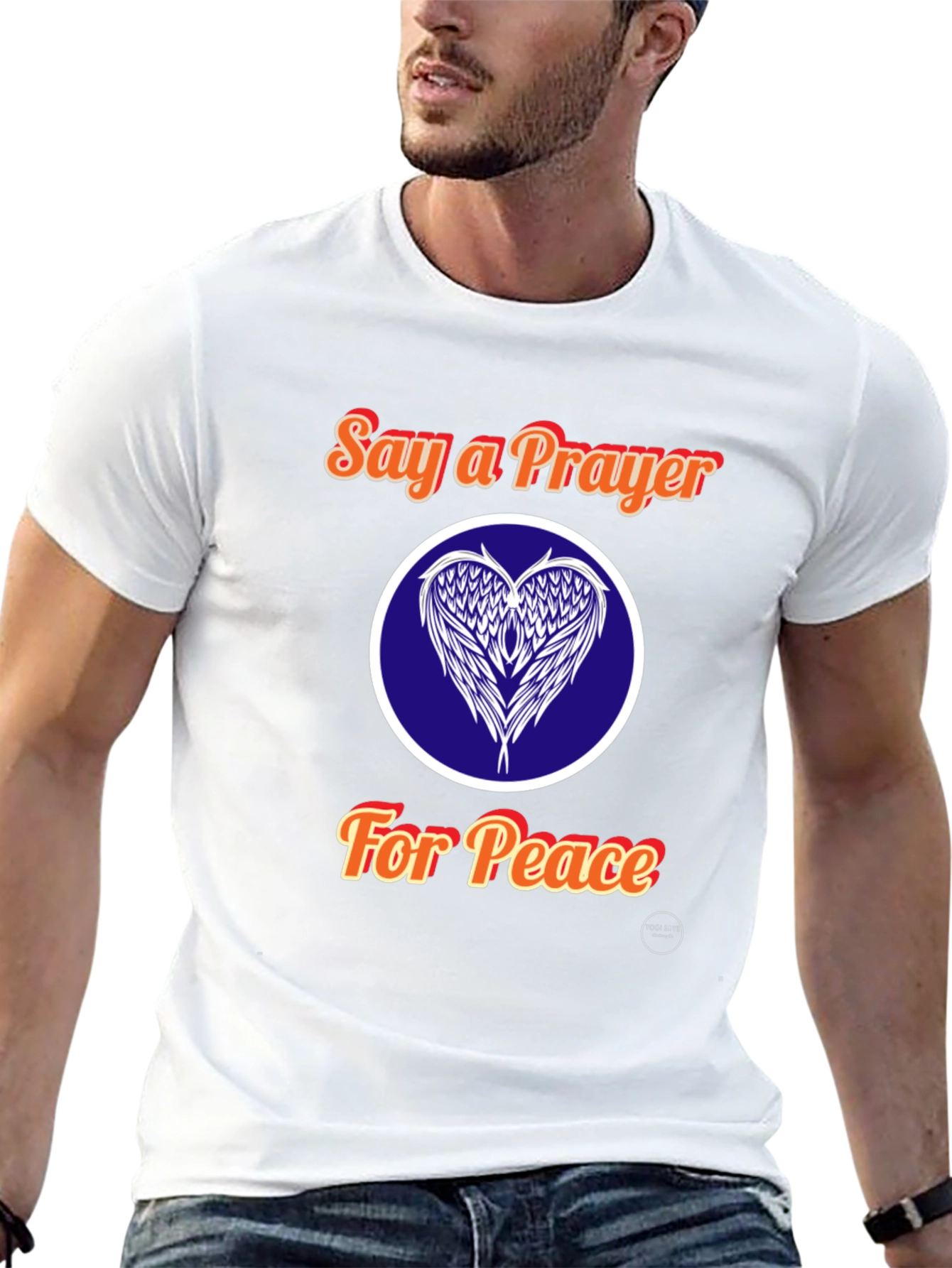Say a Prayer for Peace Black T-Shirt