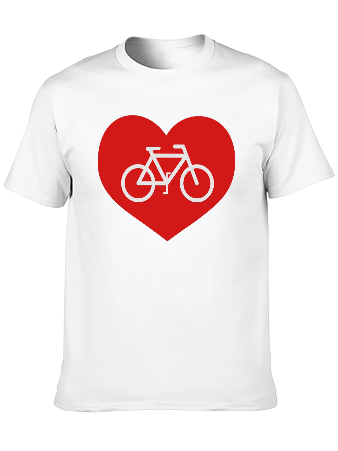 I Love Cycling T-Shirt - Bike Heart Graphic Tee