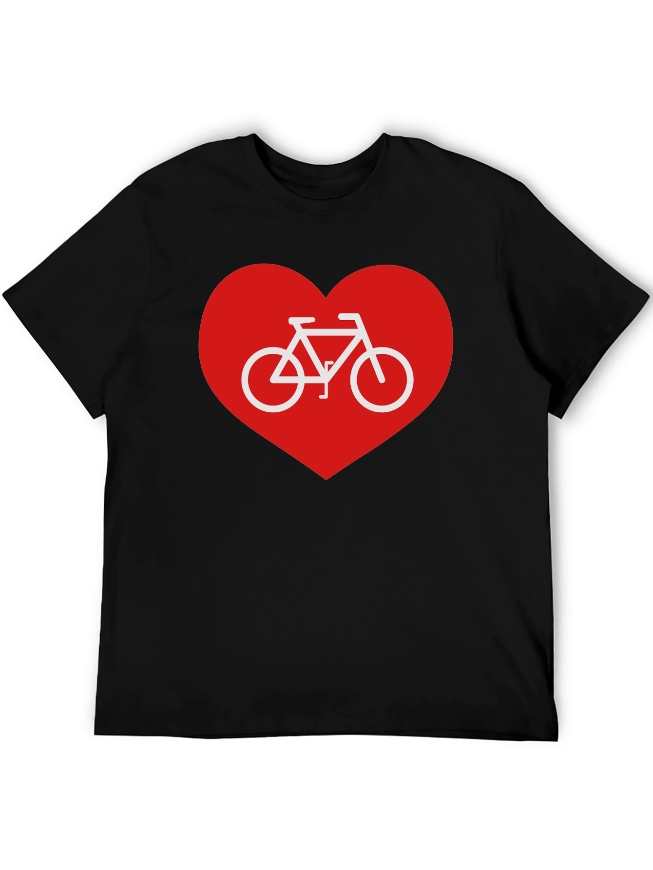I Love Cycling T-Shirt - Bike Heart Graphic Tee