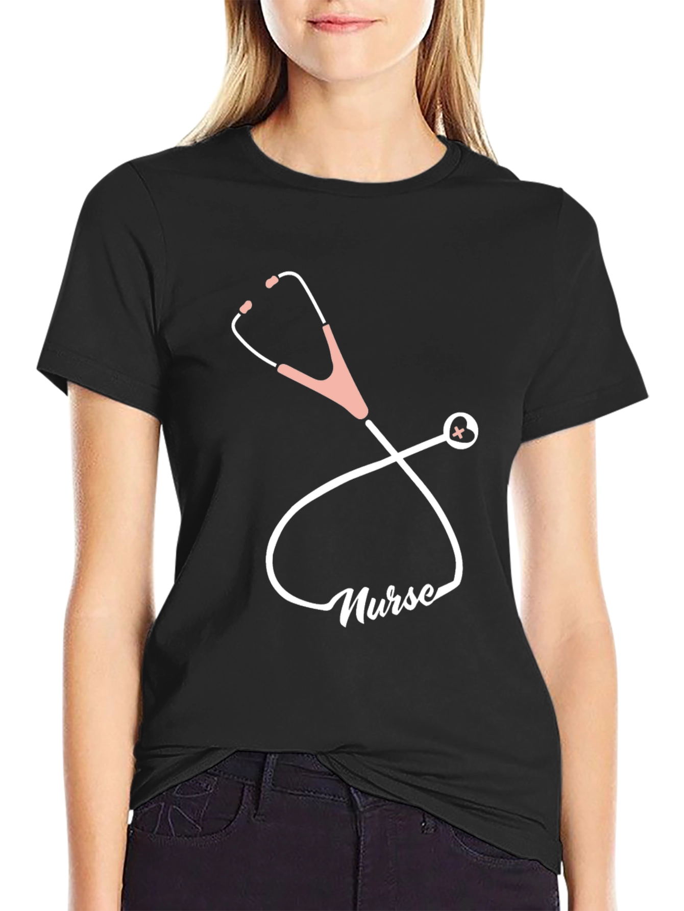 Nurse Stethoscope Graphic Tee