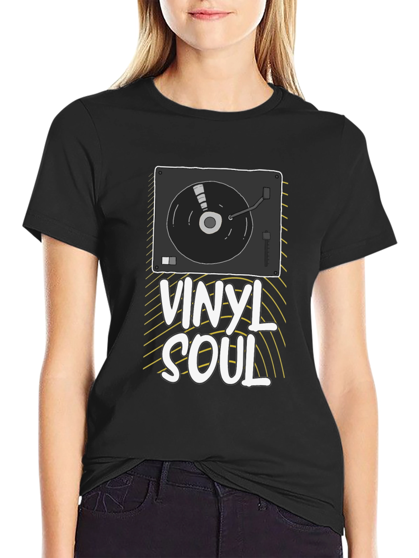 Vinyl Soul Graphic Tee - Music Lover T-Shirt