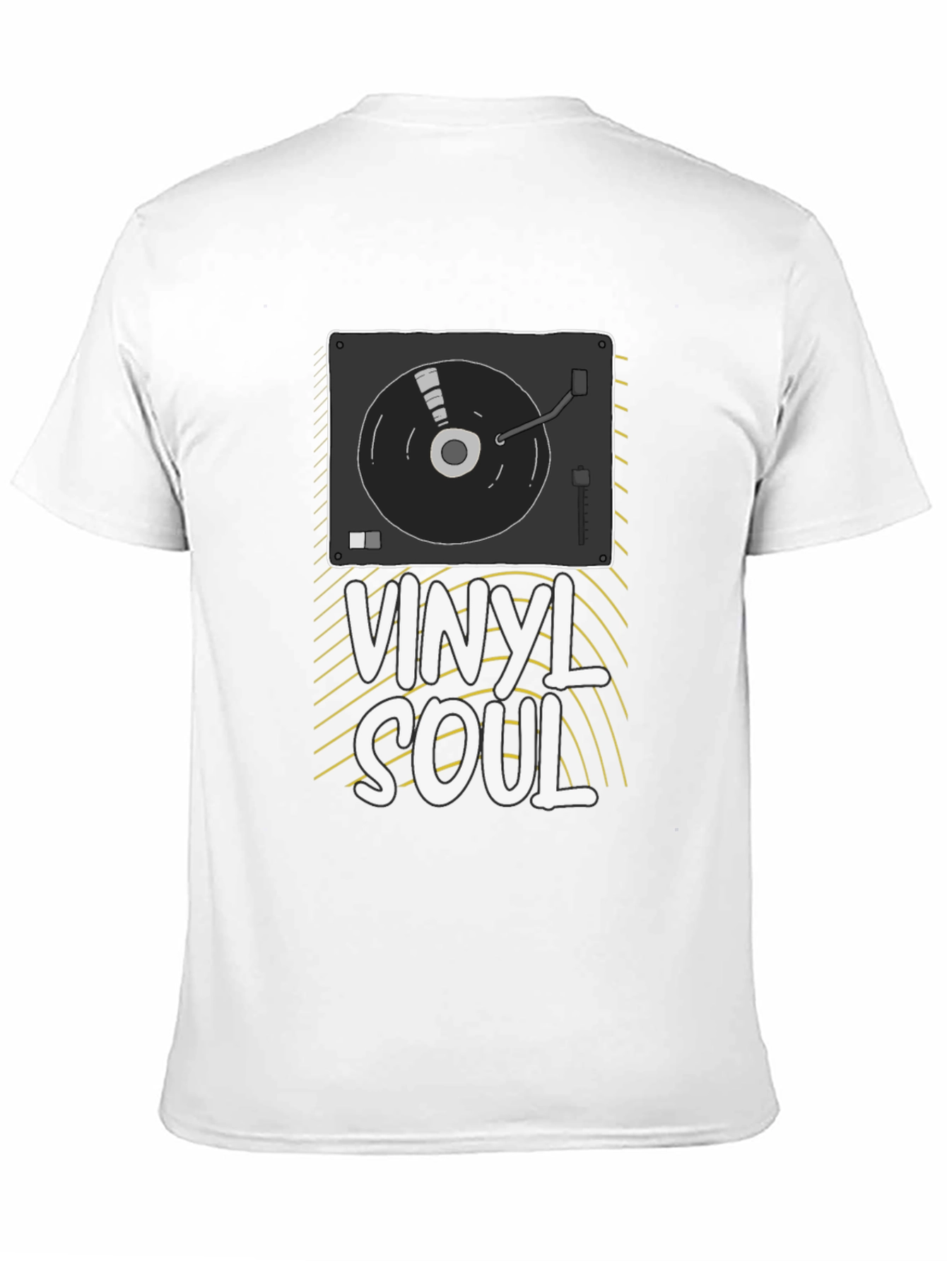 Vinyl Soul Graphic Tee - Music Lover T-Shirt