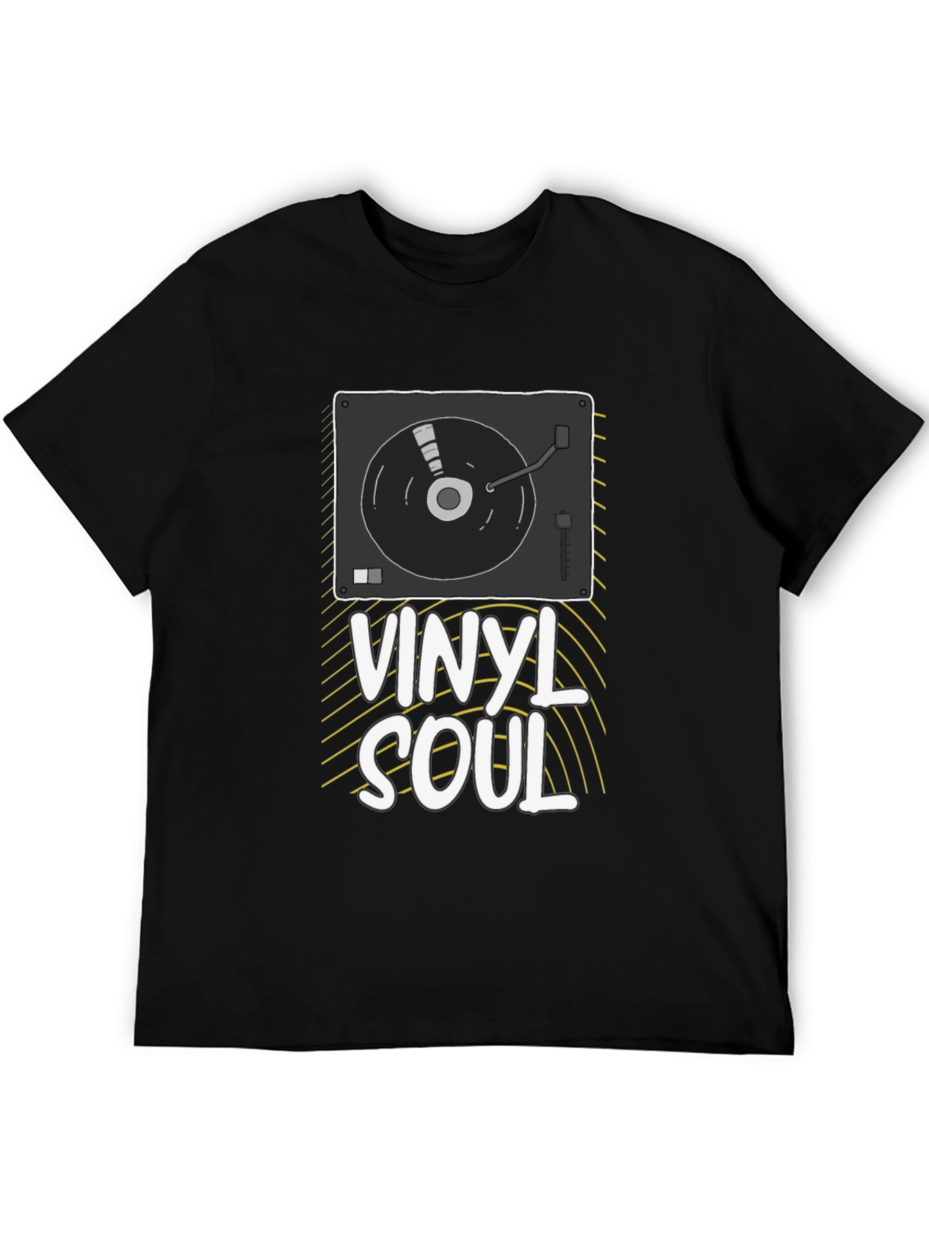 Vinyl Soul Graphic Tee - Music Lover T-Shirt