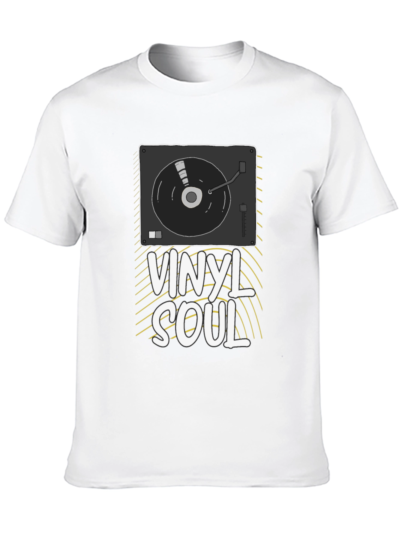 Vinyl Soul Graphic Tee - Music Lover T-Shirt