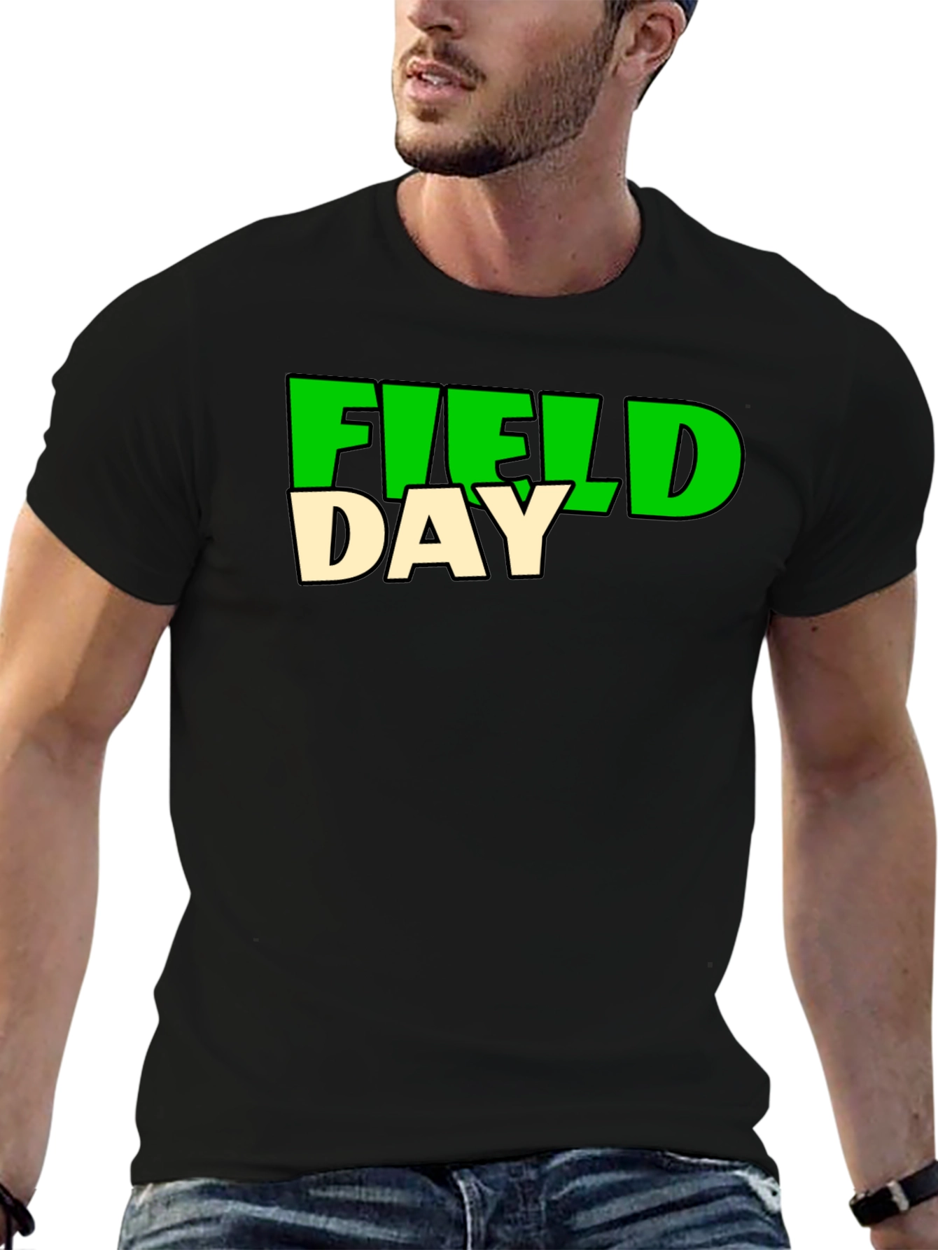 Field Day Graphic T-Shirt - Black