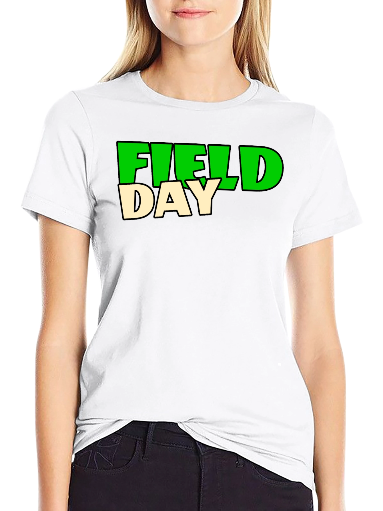 Field Day Graphic T-Shirt - Black