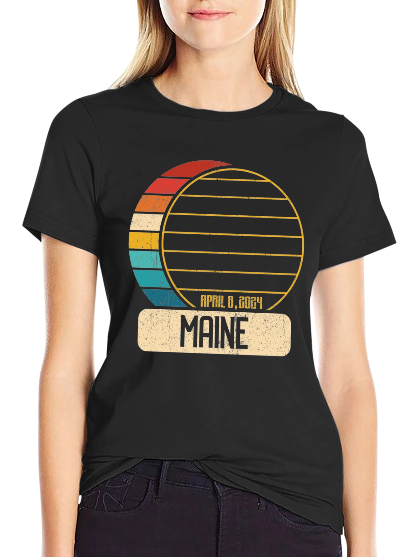 Maine April 8 2024 Eclipse T-Shirt