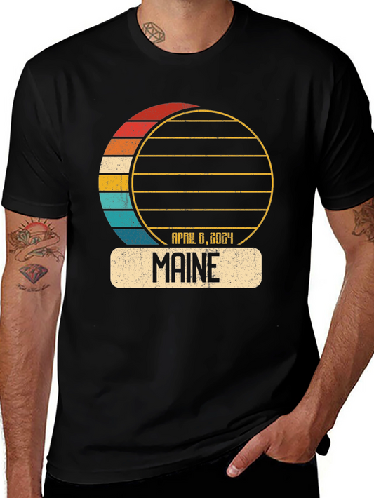 Maine April 8 2024 Eclipse T-Shirt
