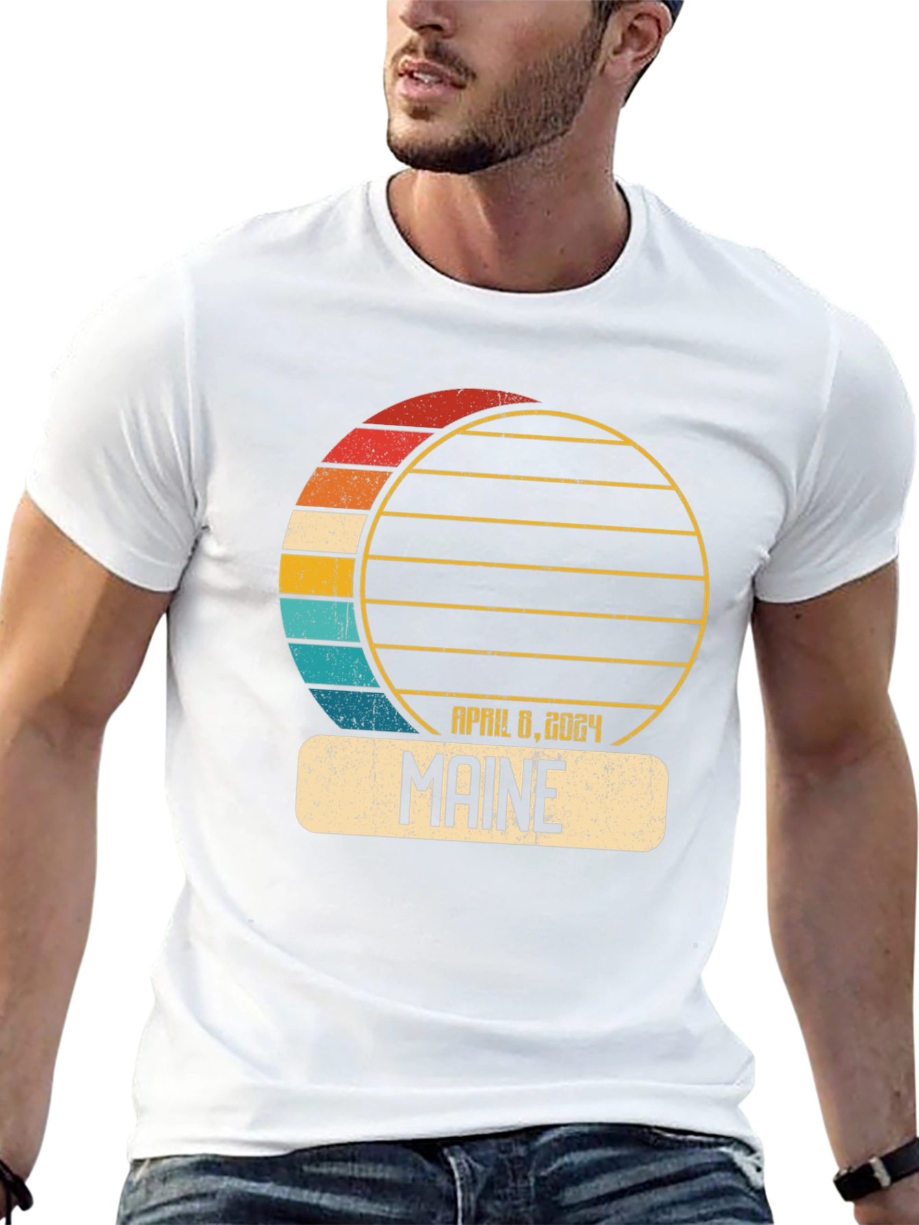 Maine April 8 2024 Eclipse T-Shirt