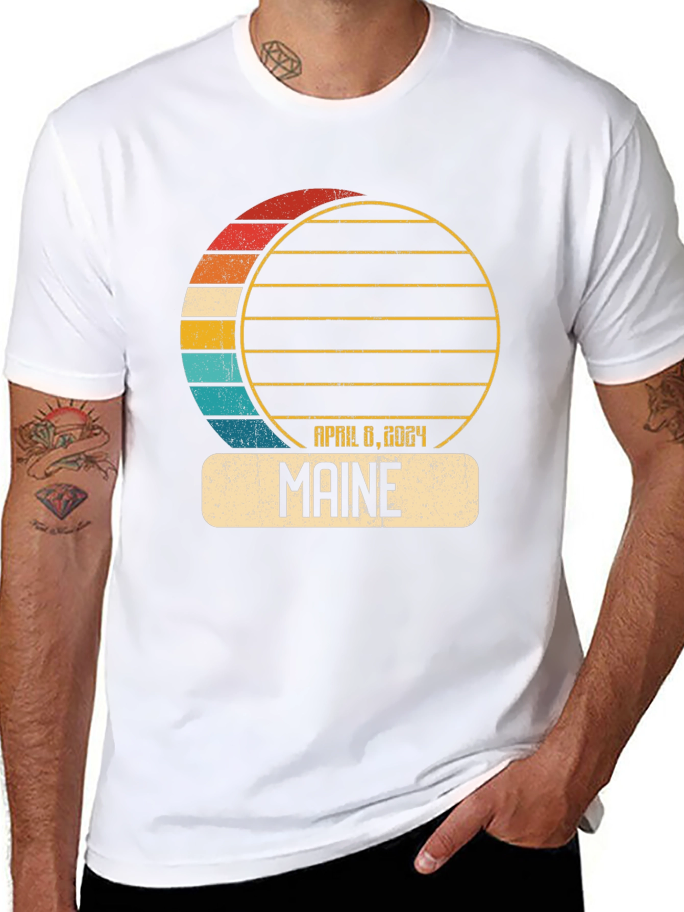 Maine April 8 2024 Eclipse T-Shirt