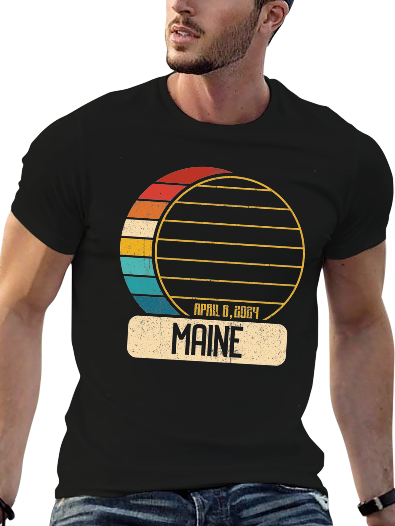 Maine April 8 2024 Eclipse T-Shirt