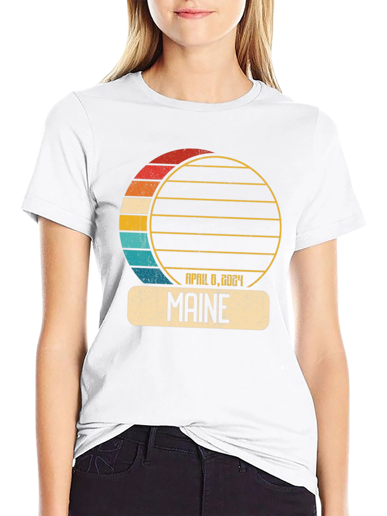 Maine April 8 2024 Eclipse T-Shirt