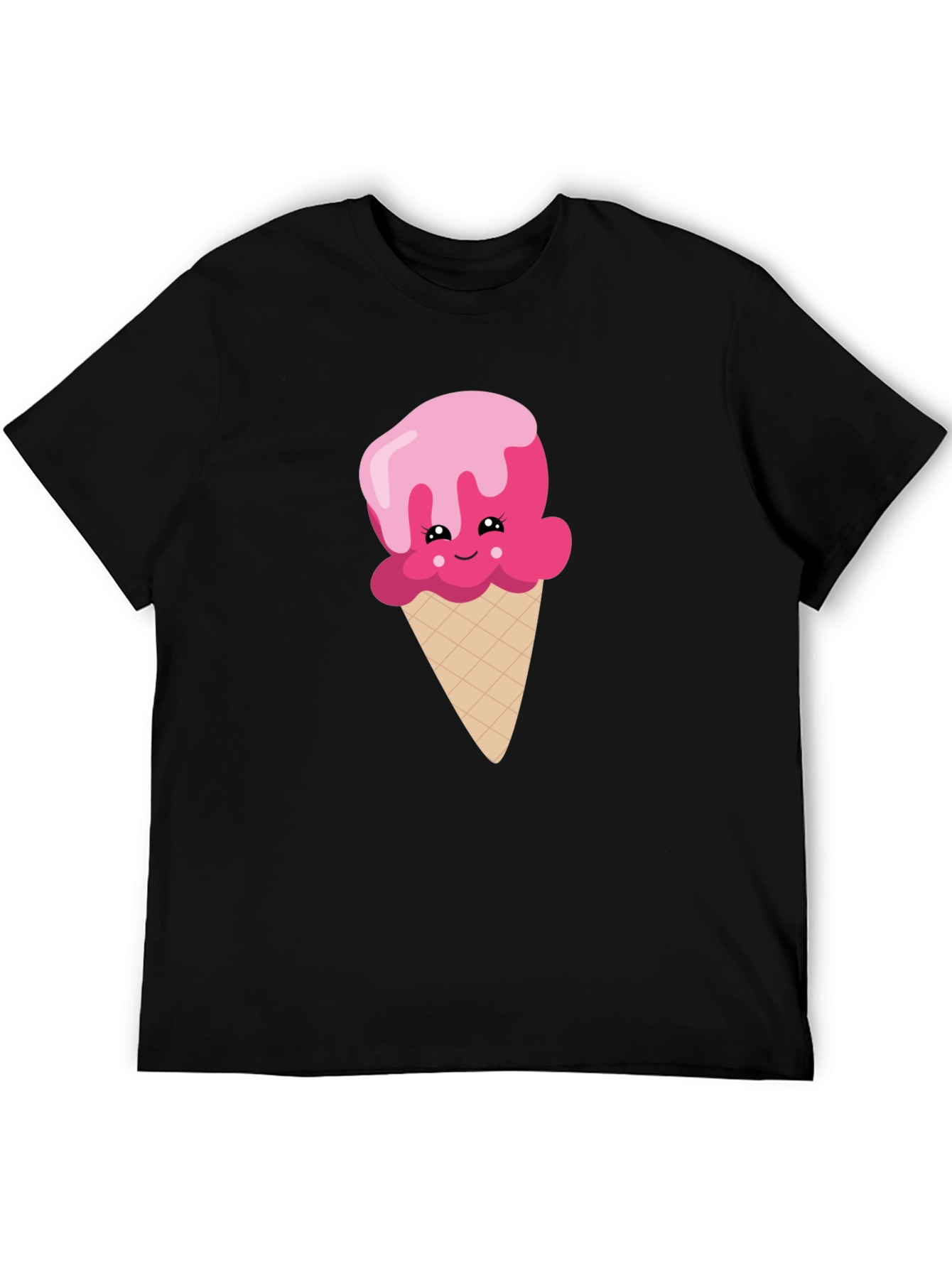 Cute Ice Cream Cone Graphic T-Shirt