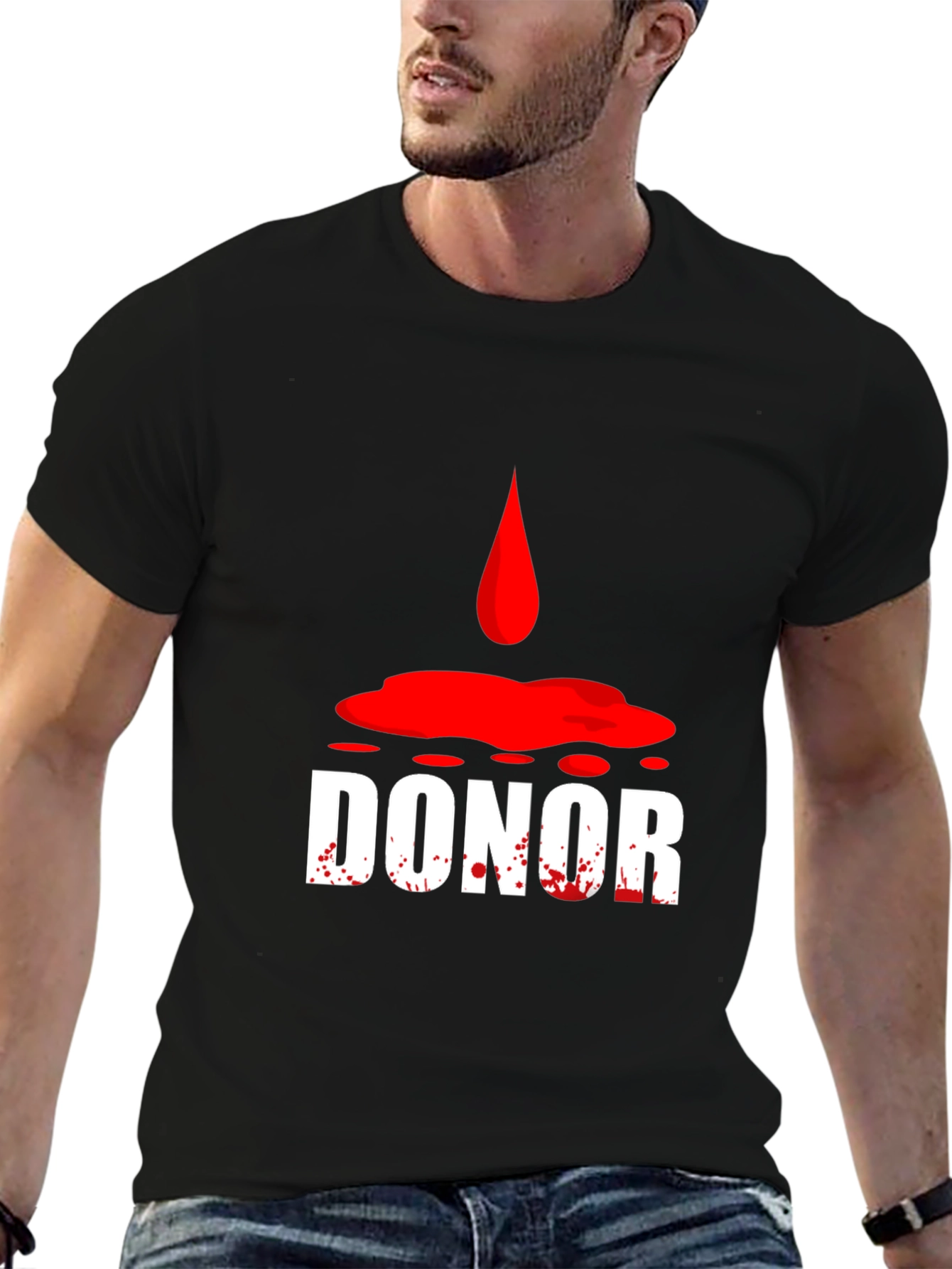 Donor T-Shirt Blood Donation Awareness Tee