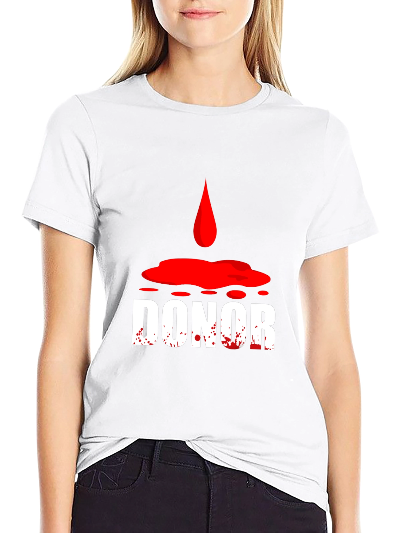Donor T-Shirt Blood Donation Awareness Tee