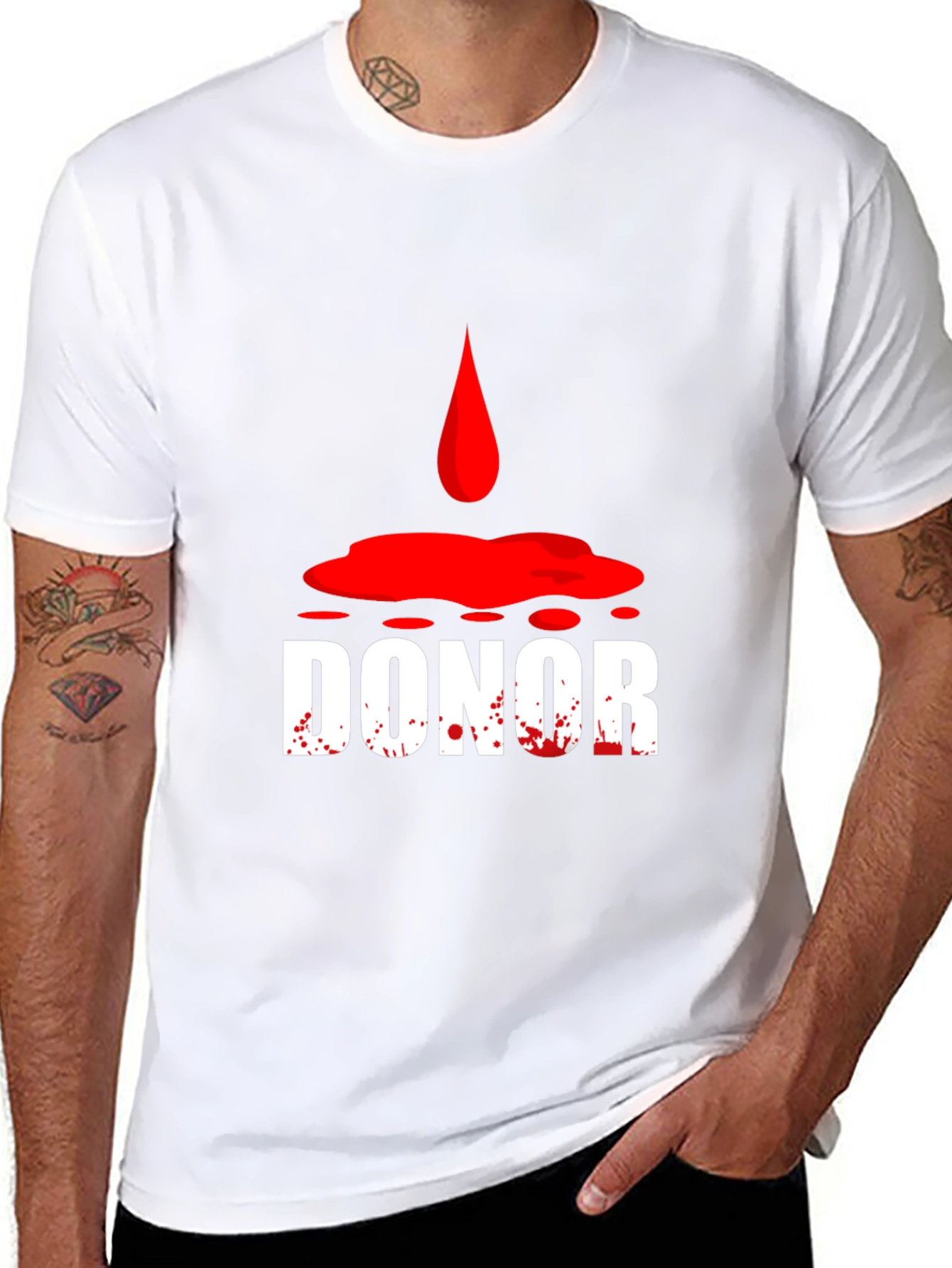 Donor T-Shirt Blood Donation Awareness Tee