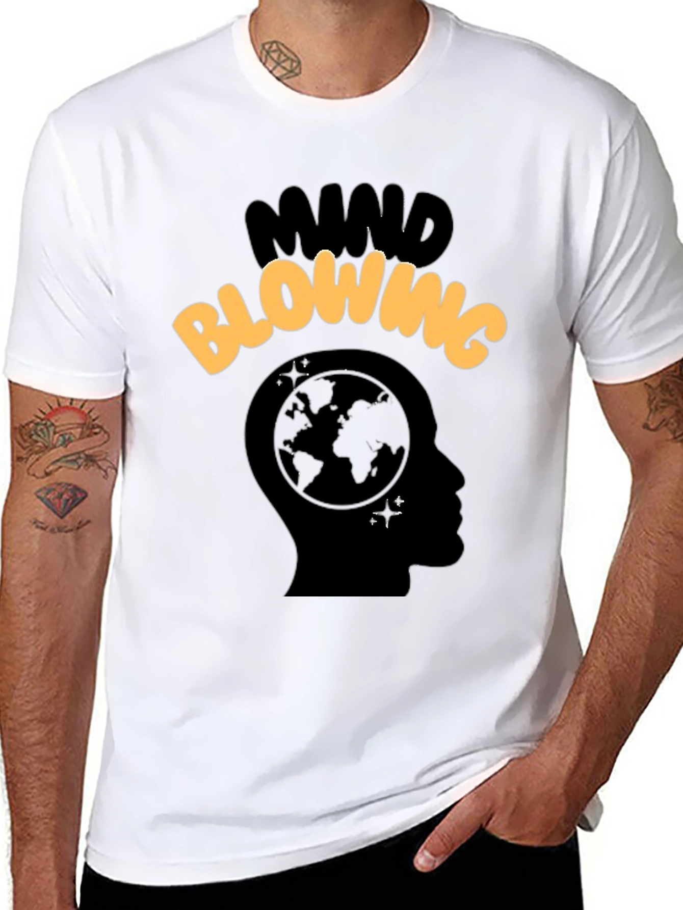 Mind Blowing Graphic Tee - Unisex Black T-Shirt