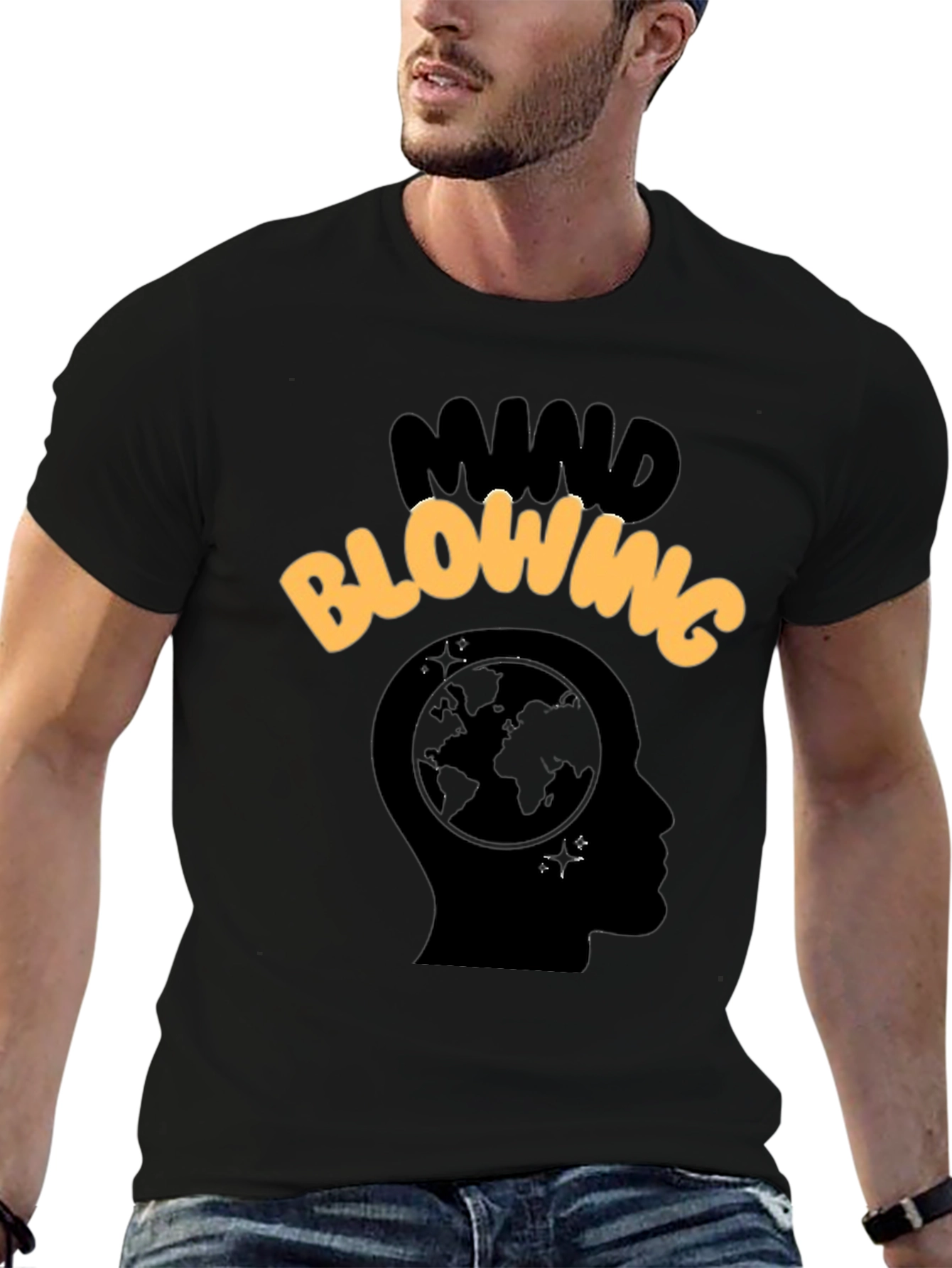 Mind Blowing Graphic Tee - Unisex Black T-Shirt