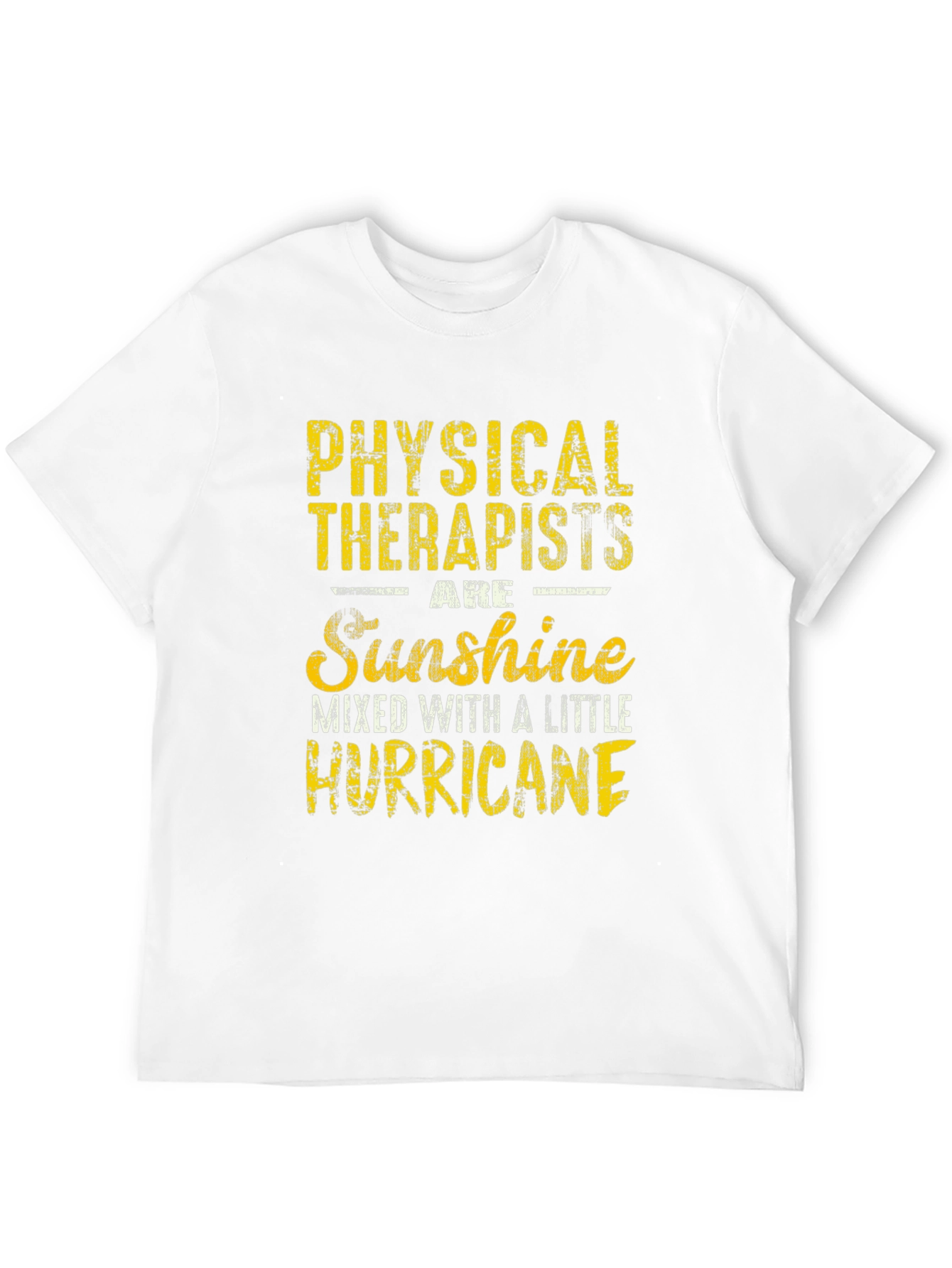 Physical Therapist Sunshine Hurricane Graphic T-Shirt