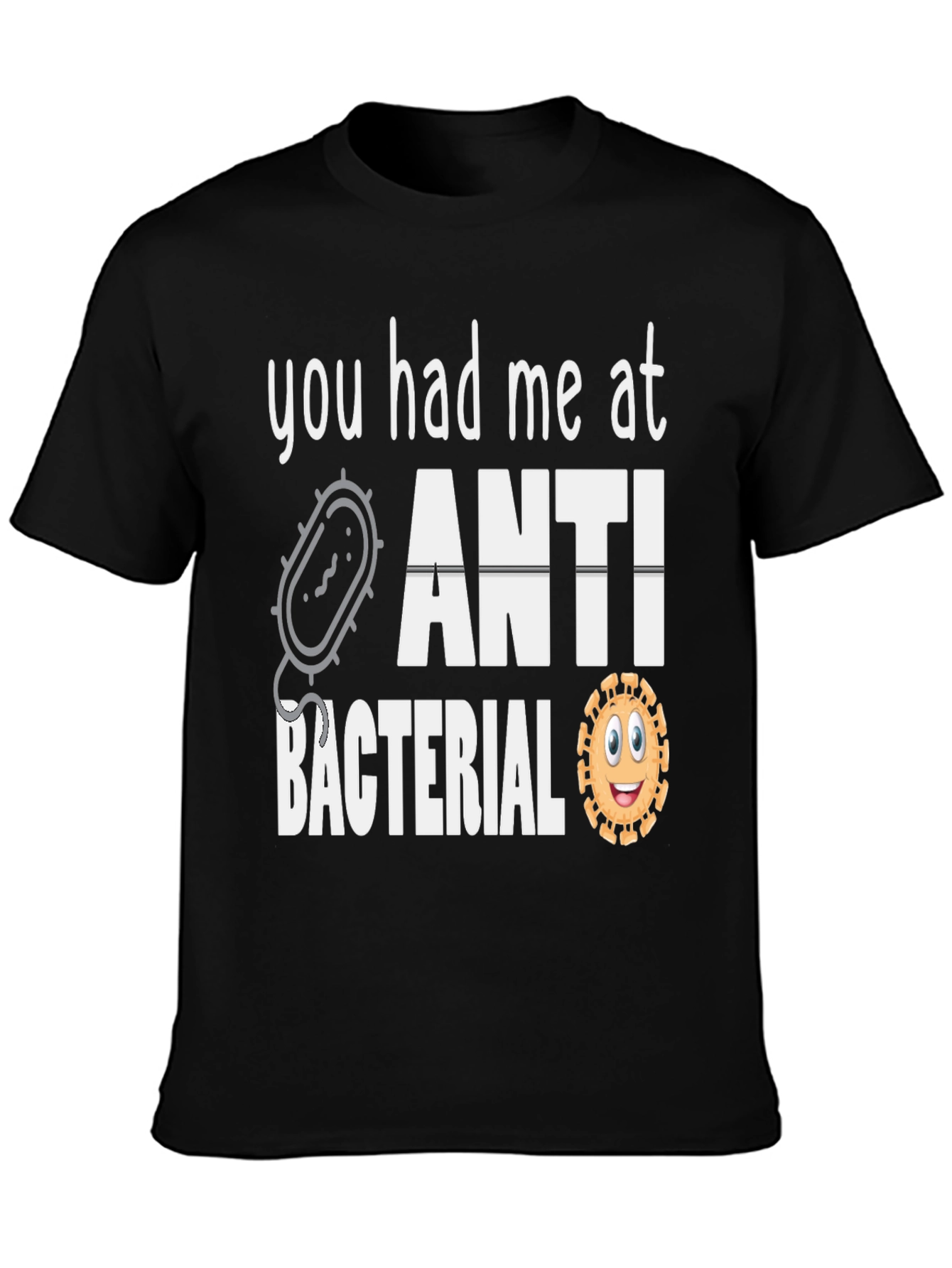 Anti-Bacterial Graphic Tee - Funny Novelty T-Shirt
