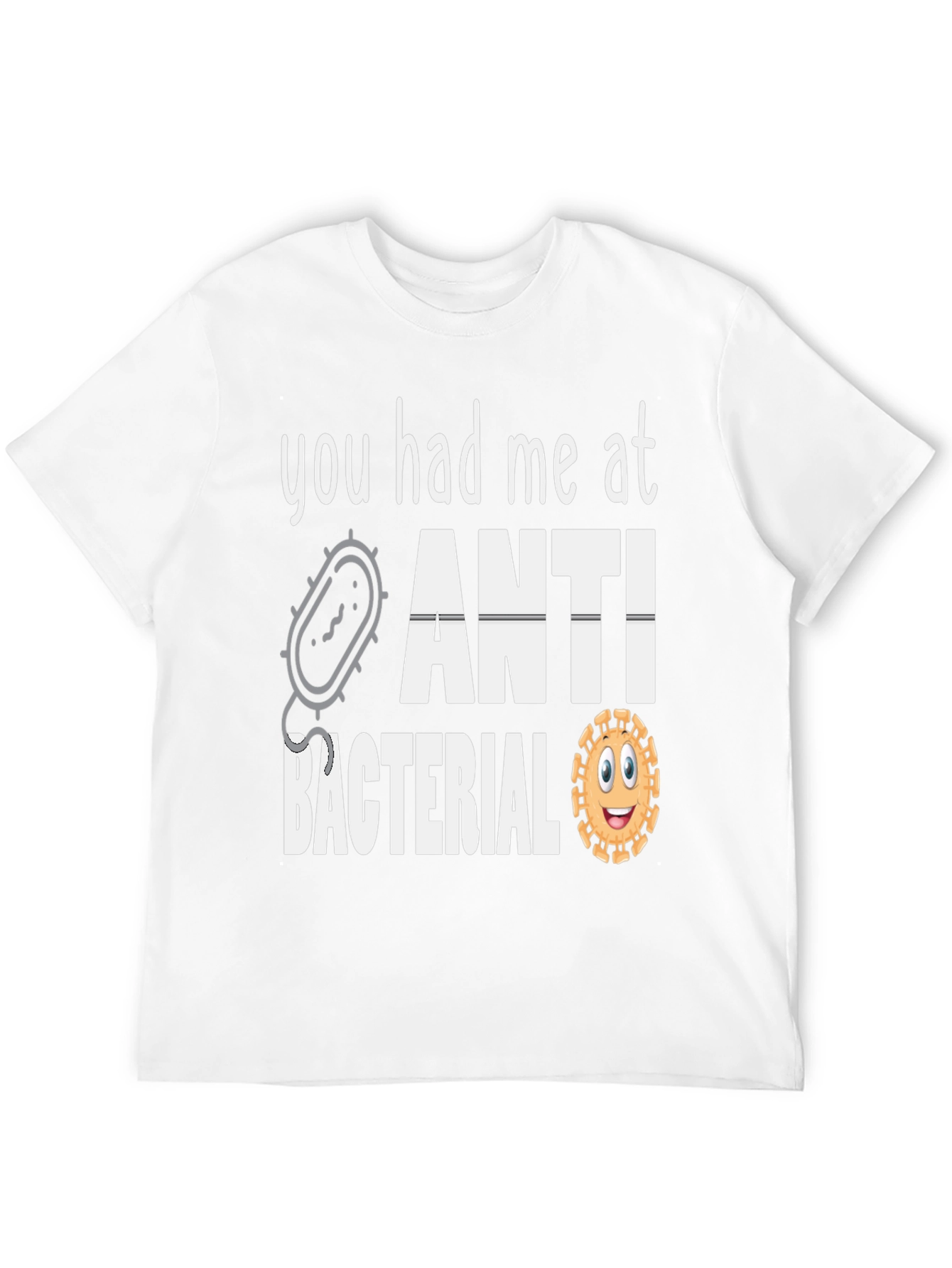 Anti-Bacterial Graphic Tee - Funny Novelty T-Shirt
