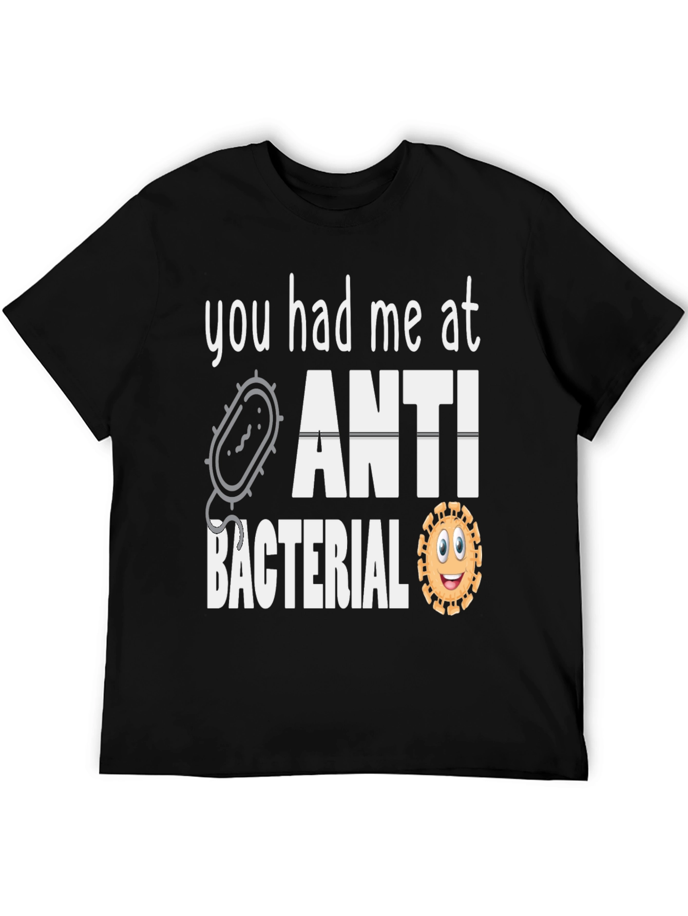 Anti-Bacterial Graphic Tee - Funny Novelty T-Shirt