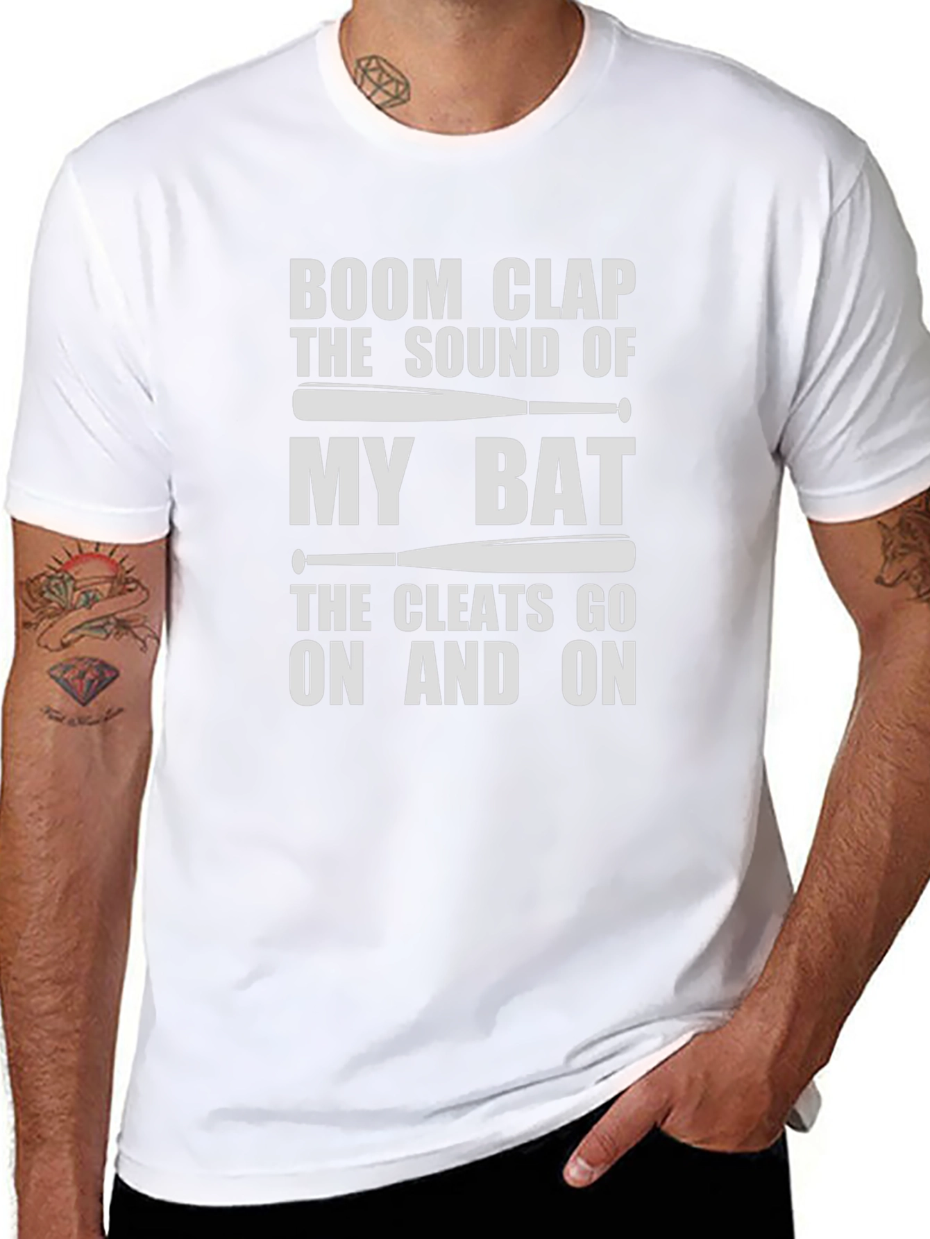 Boom Clap My Bat Baseball T-Shirt