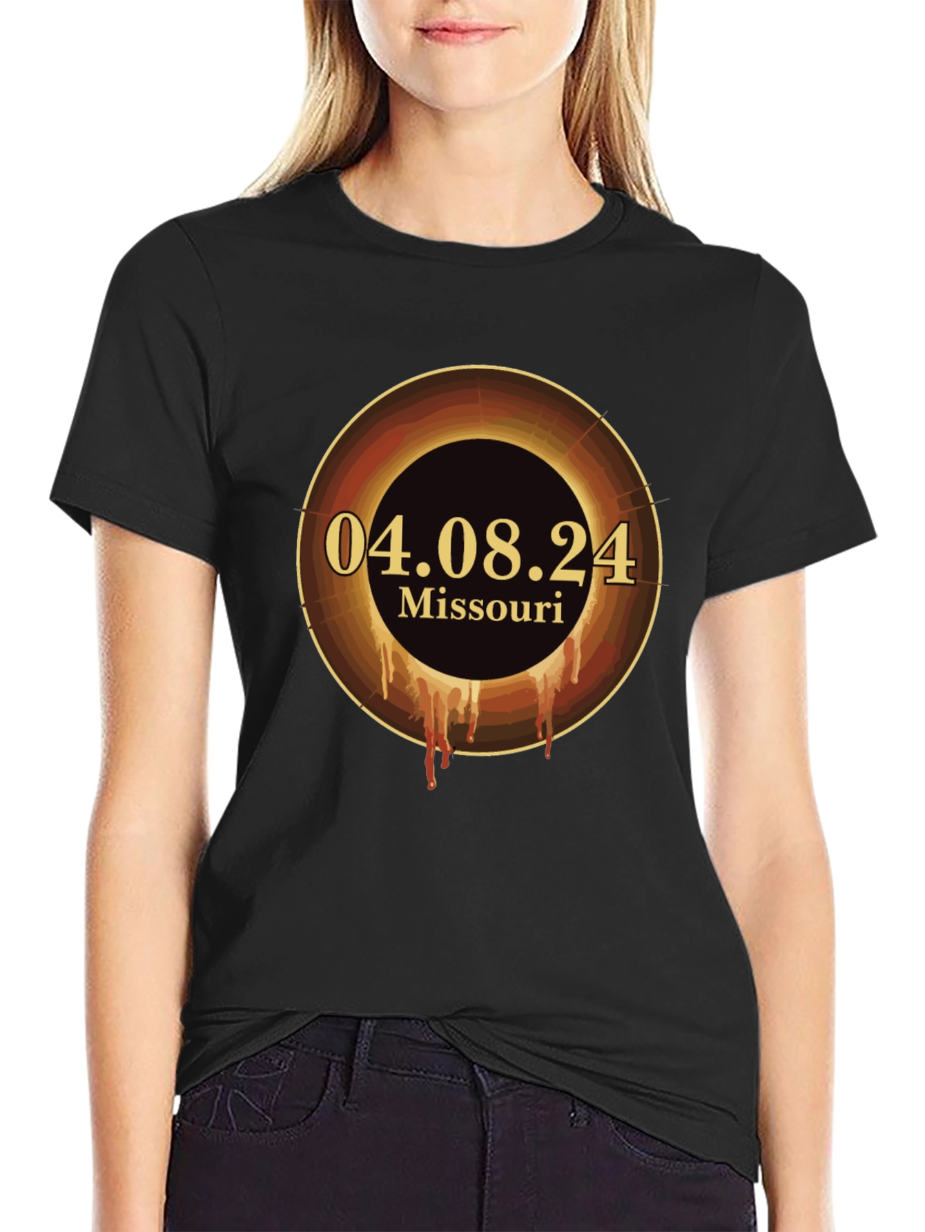 Missouri Eclipse 2024 T-Shirt - Commemorative Apparel