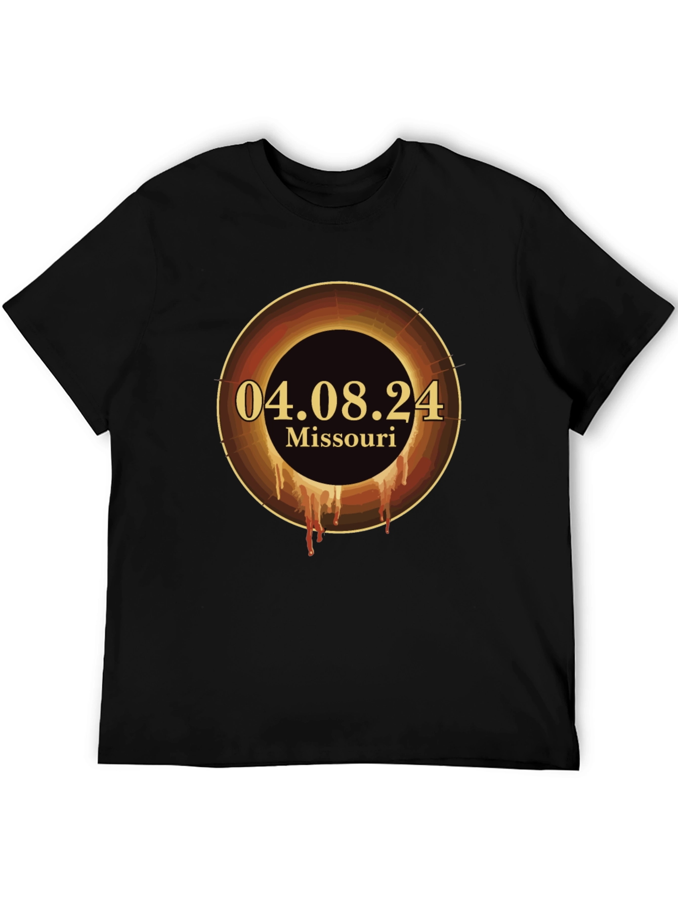 Missouri Eclipse 2024 T-Shirt - Commemorative Apparel