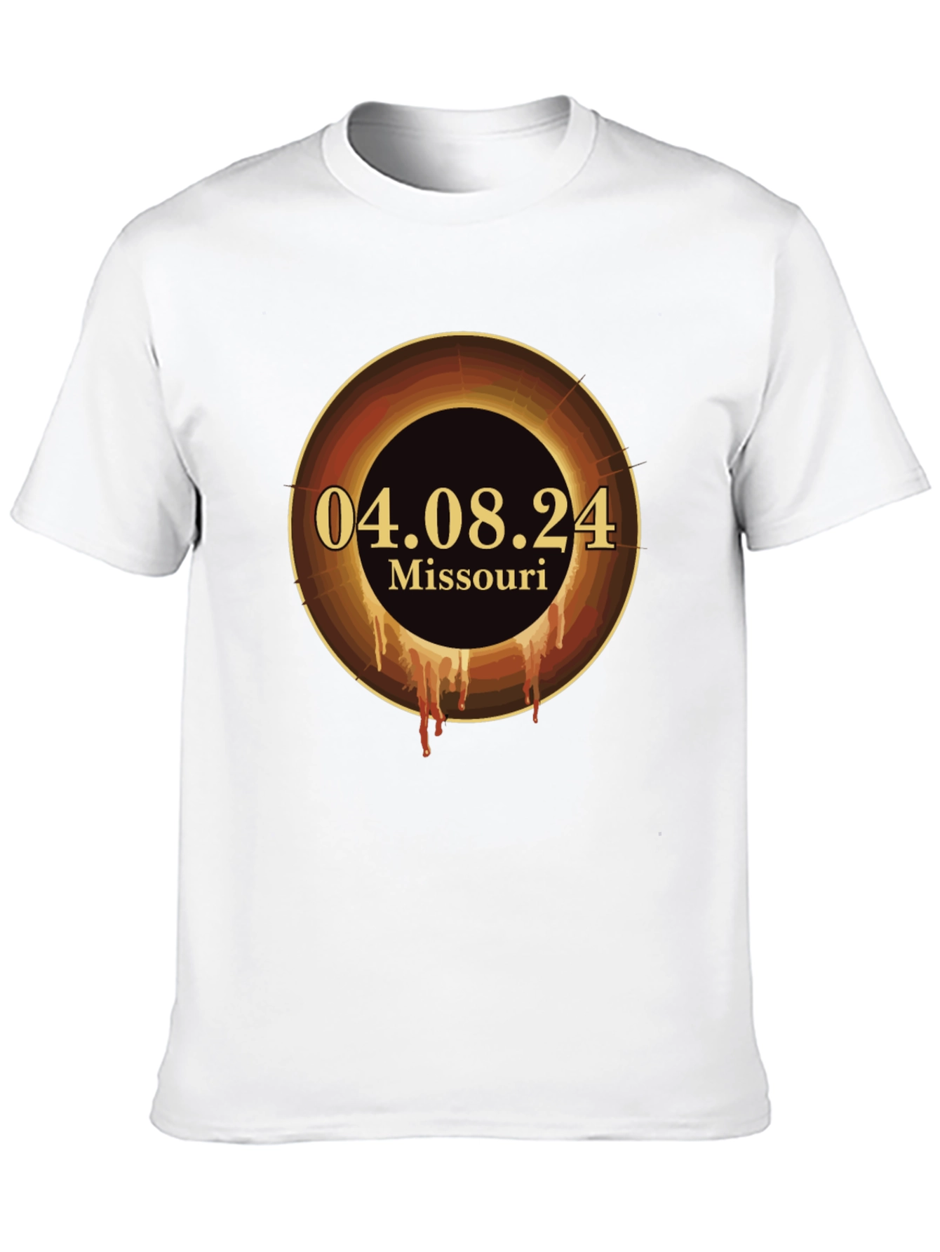 Missouri Eclipse 2024 T-Shirt - Commemorative Apparel