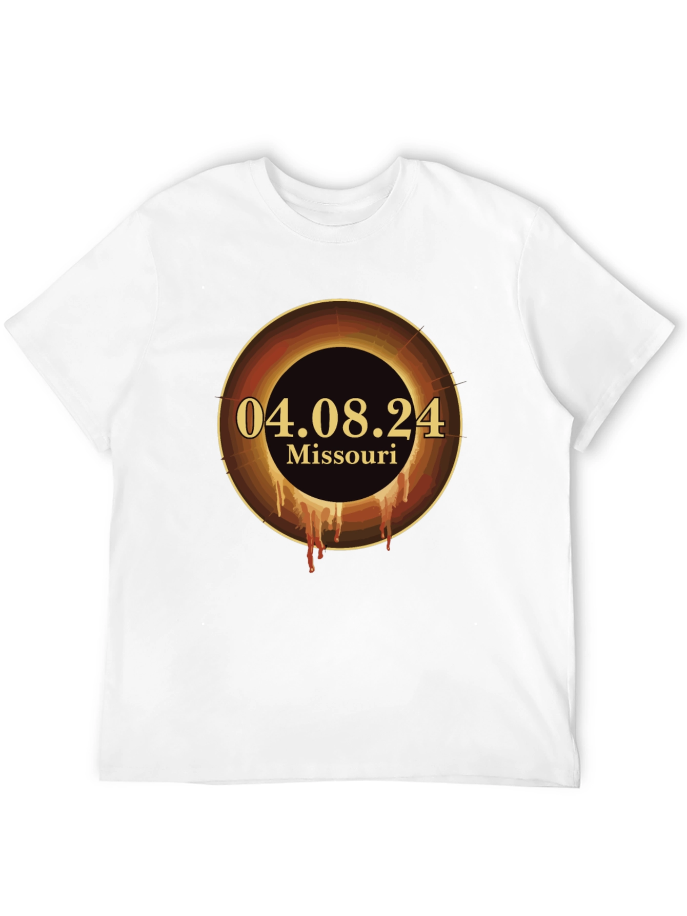 Missouri Eclipse 2024 T-Shirt - Commemorative Apparel