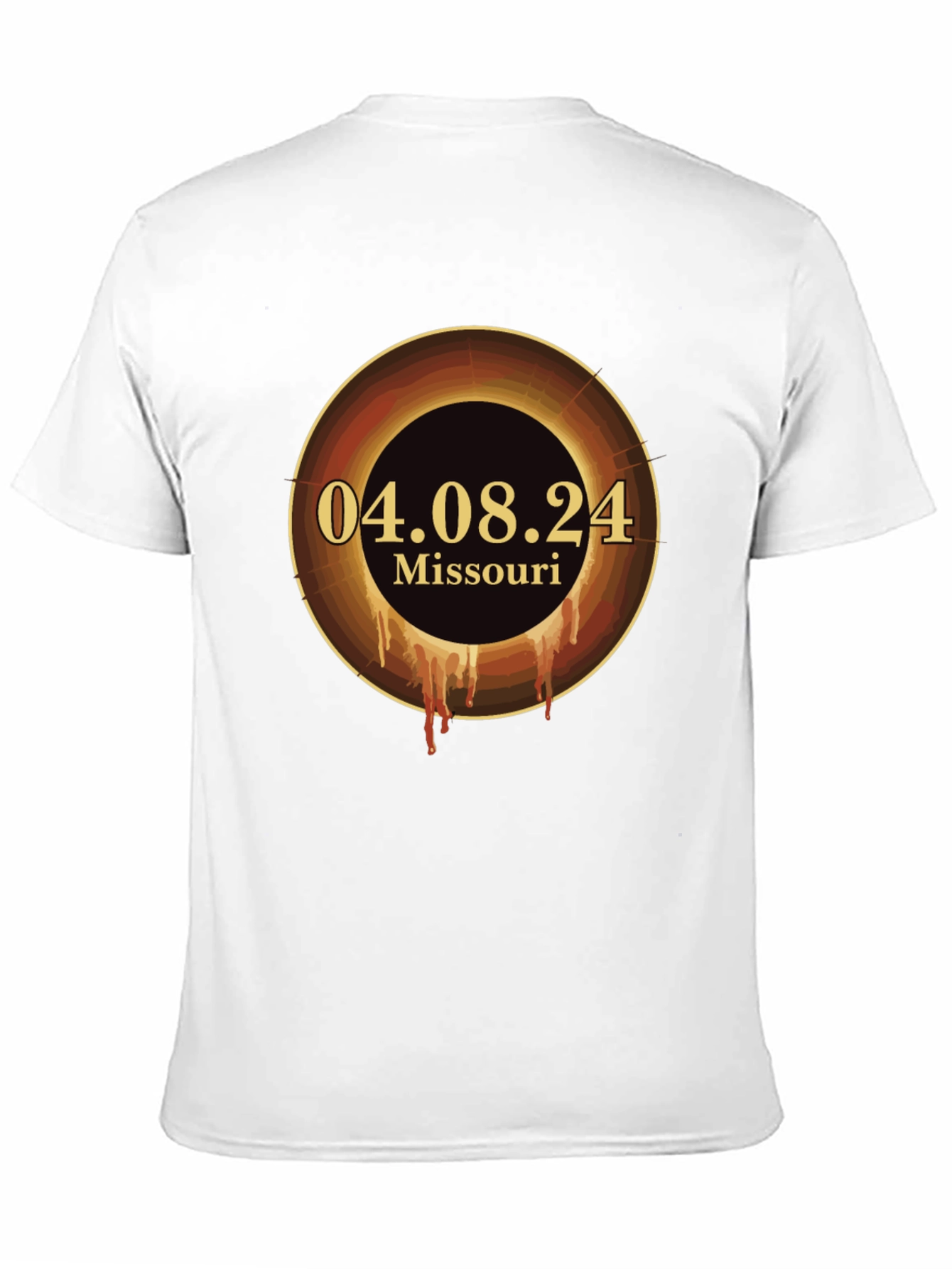 Missouri Eclipse 2024 T-Shirt - Commemorative Apparel