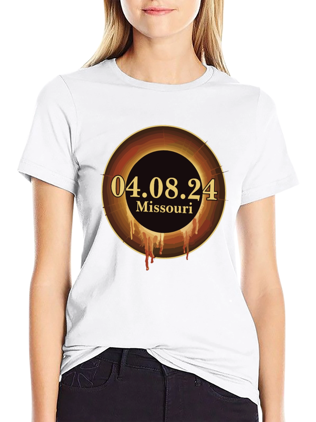 Missouri Eclipse 2024 T-Shirt - Commemorative Apparel