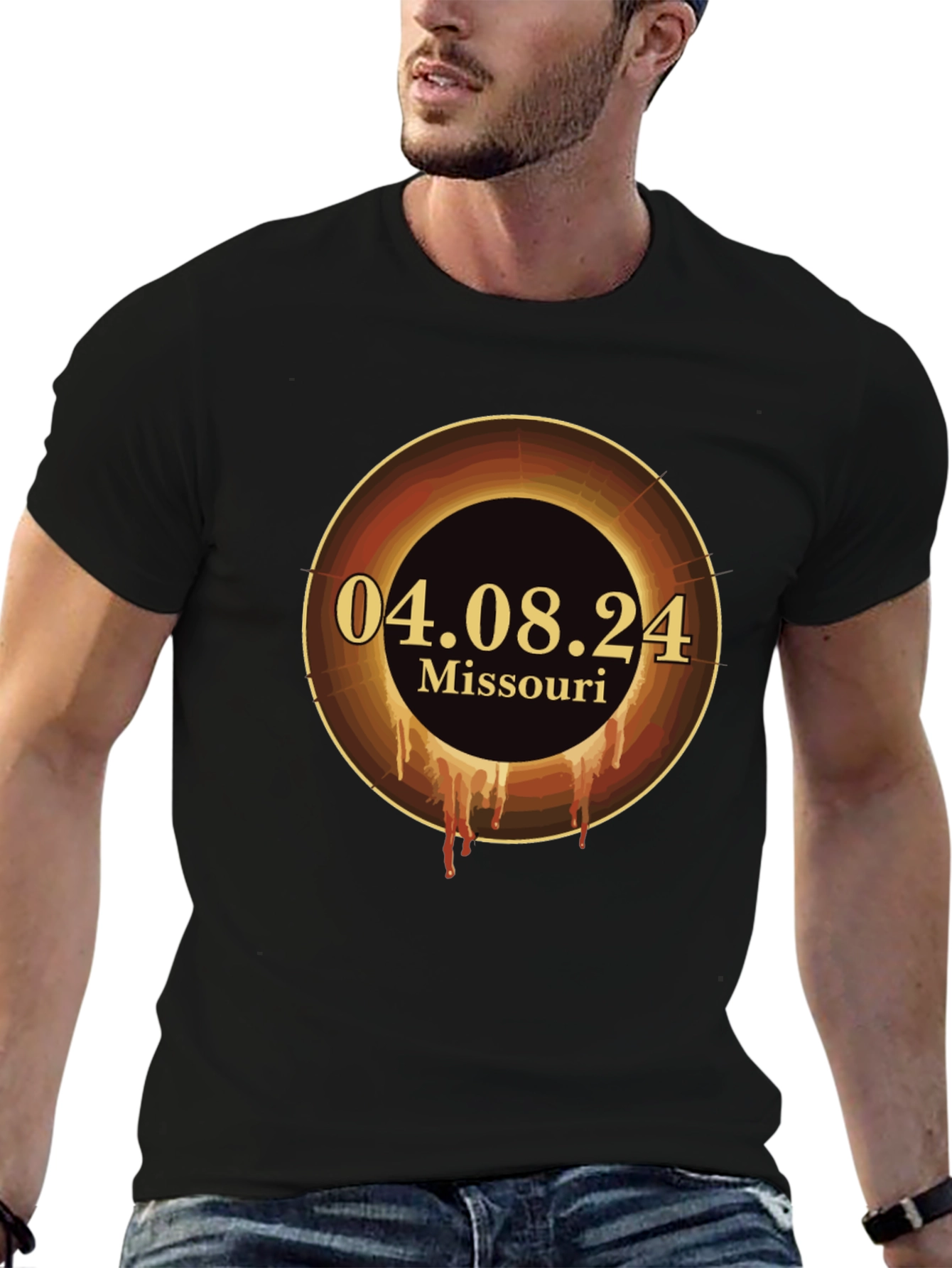 Missouri Eclipse 2024 T-Shirt - Commemorative Apparel